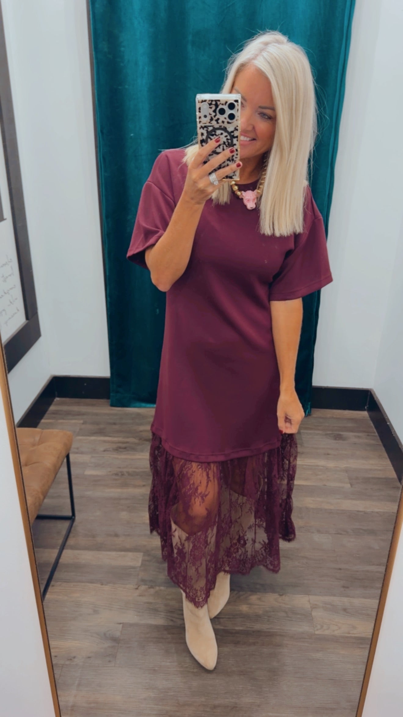 Statement Lace Dress