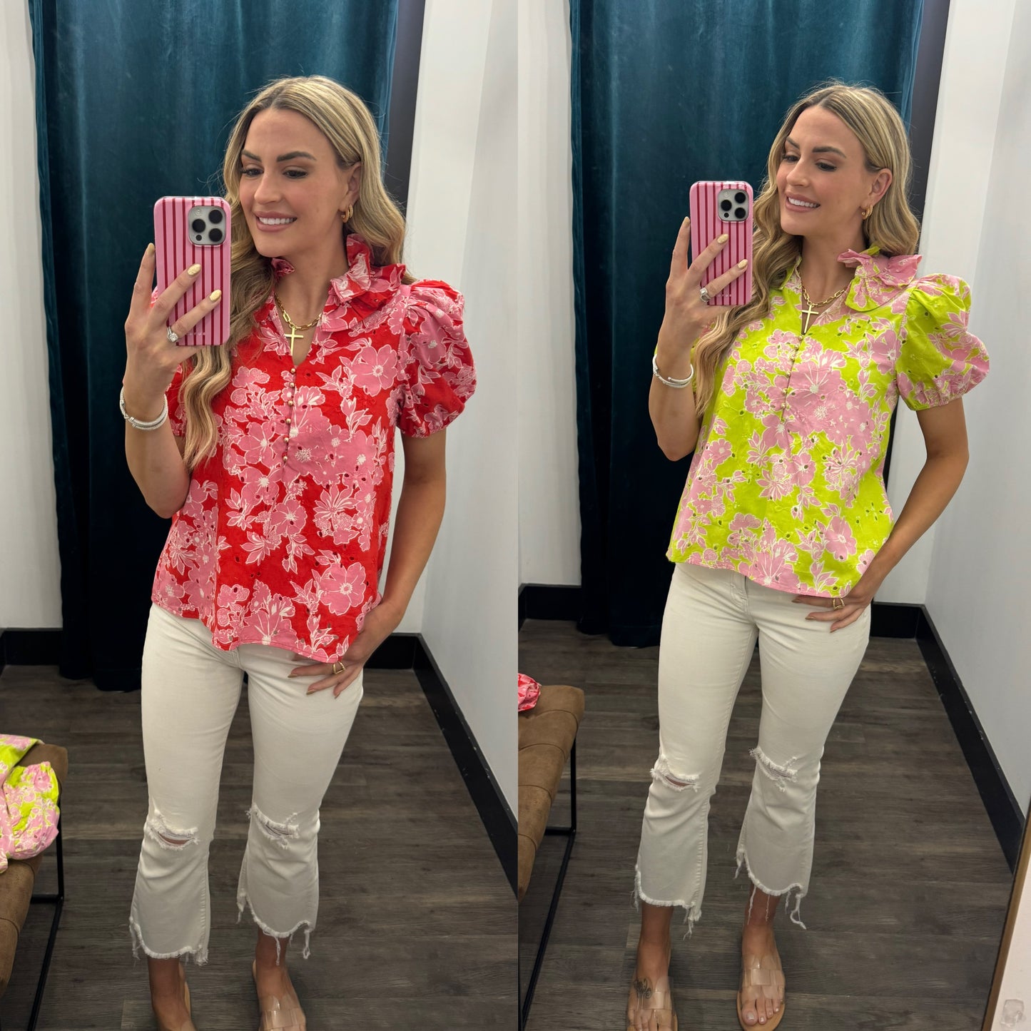Botanical Print Top