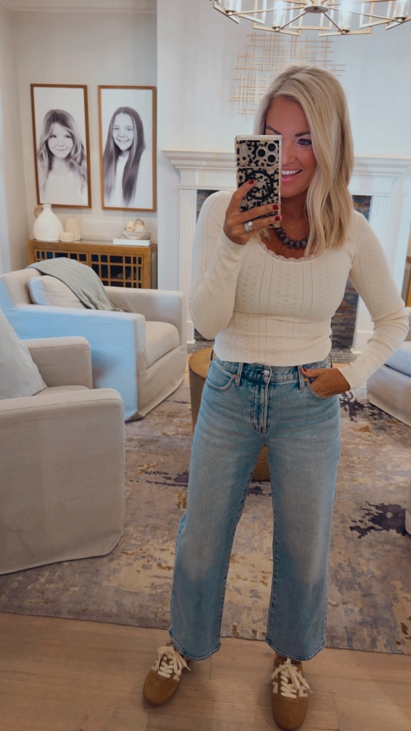 Delicate Rib Knit Top