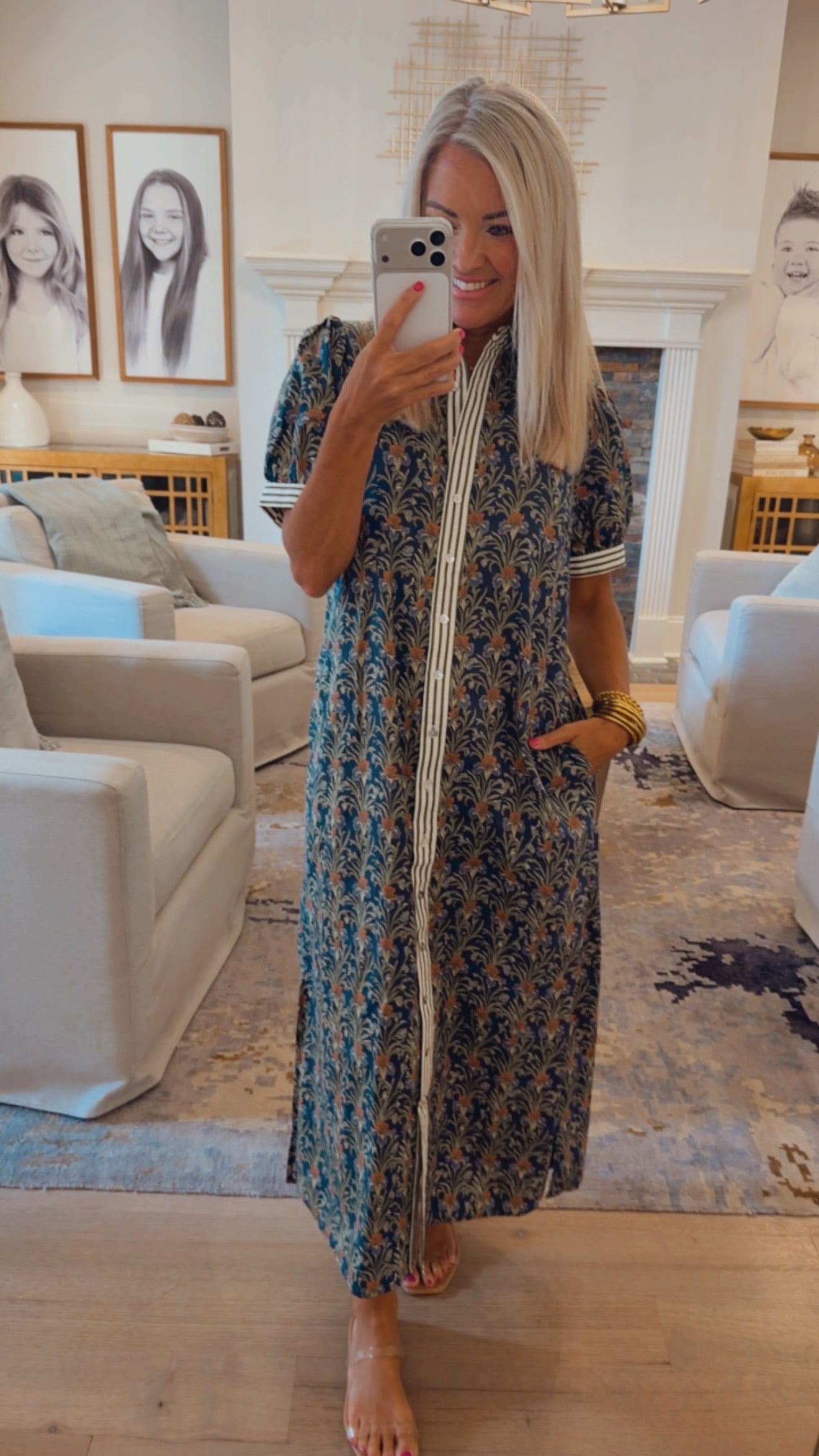 Willow Garden Midi Dress