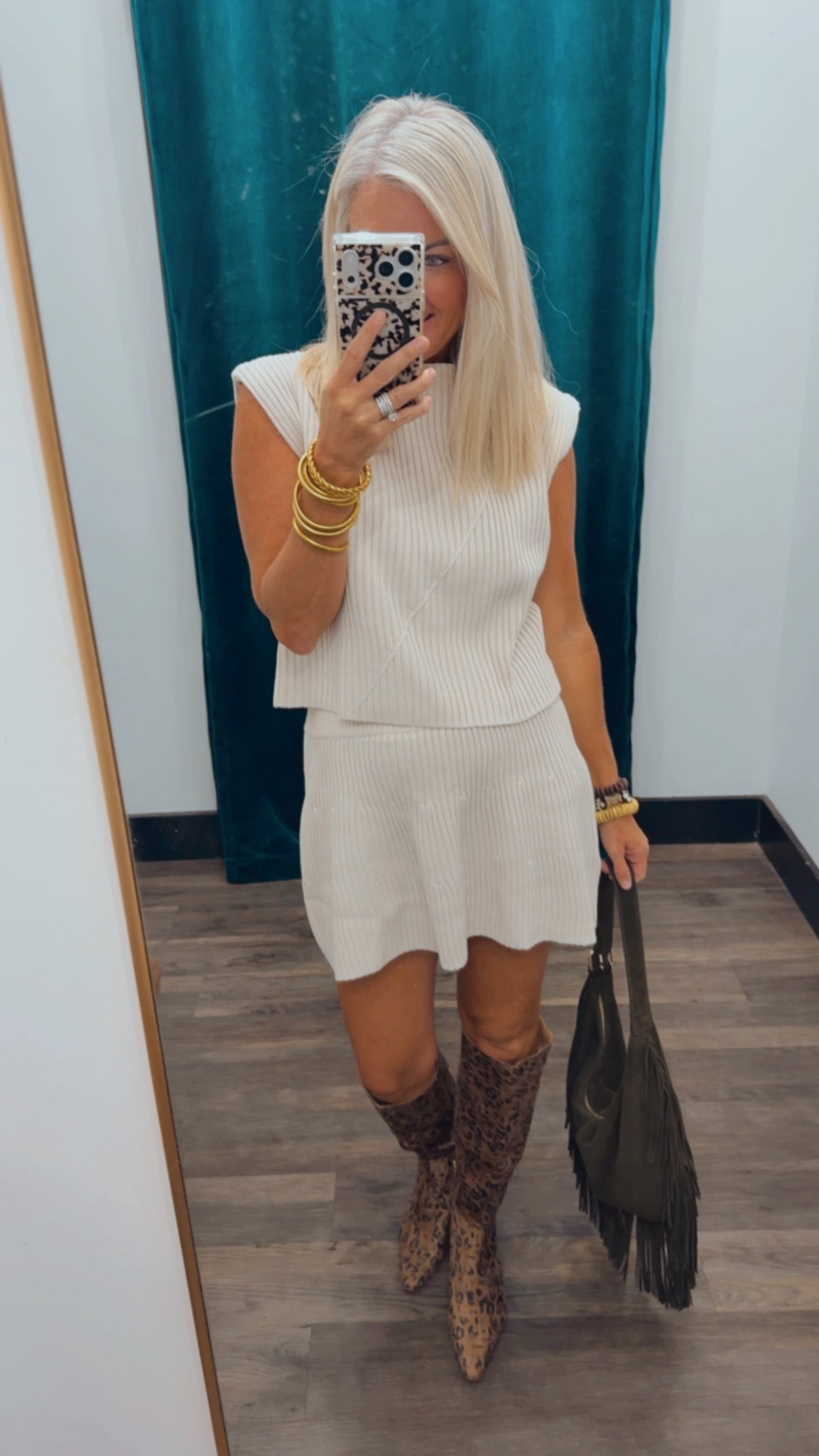 Mockneck Sweater Set