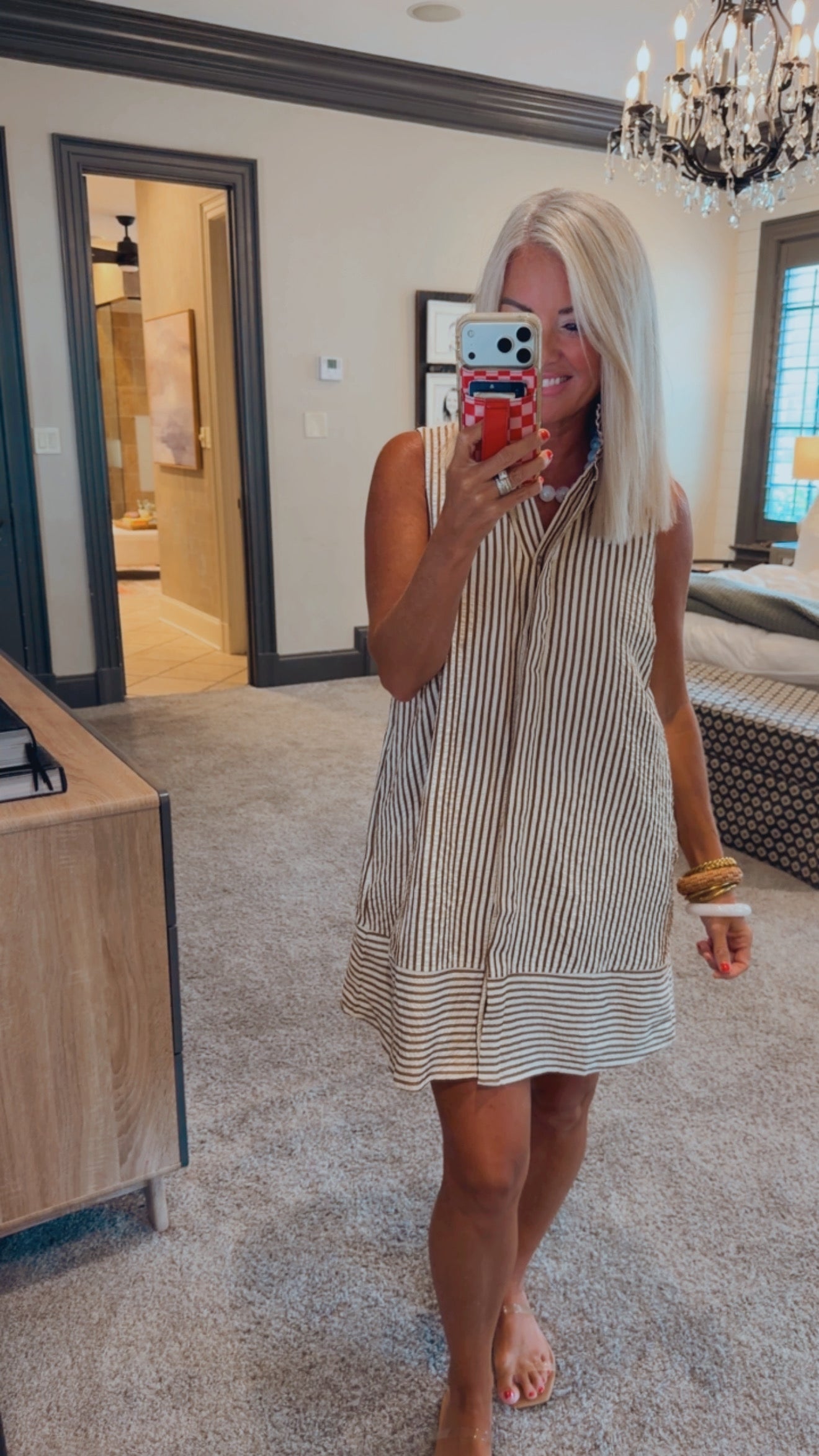 Collared Sleeveless Mini