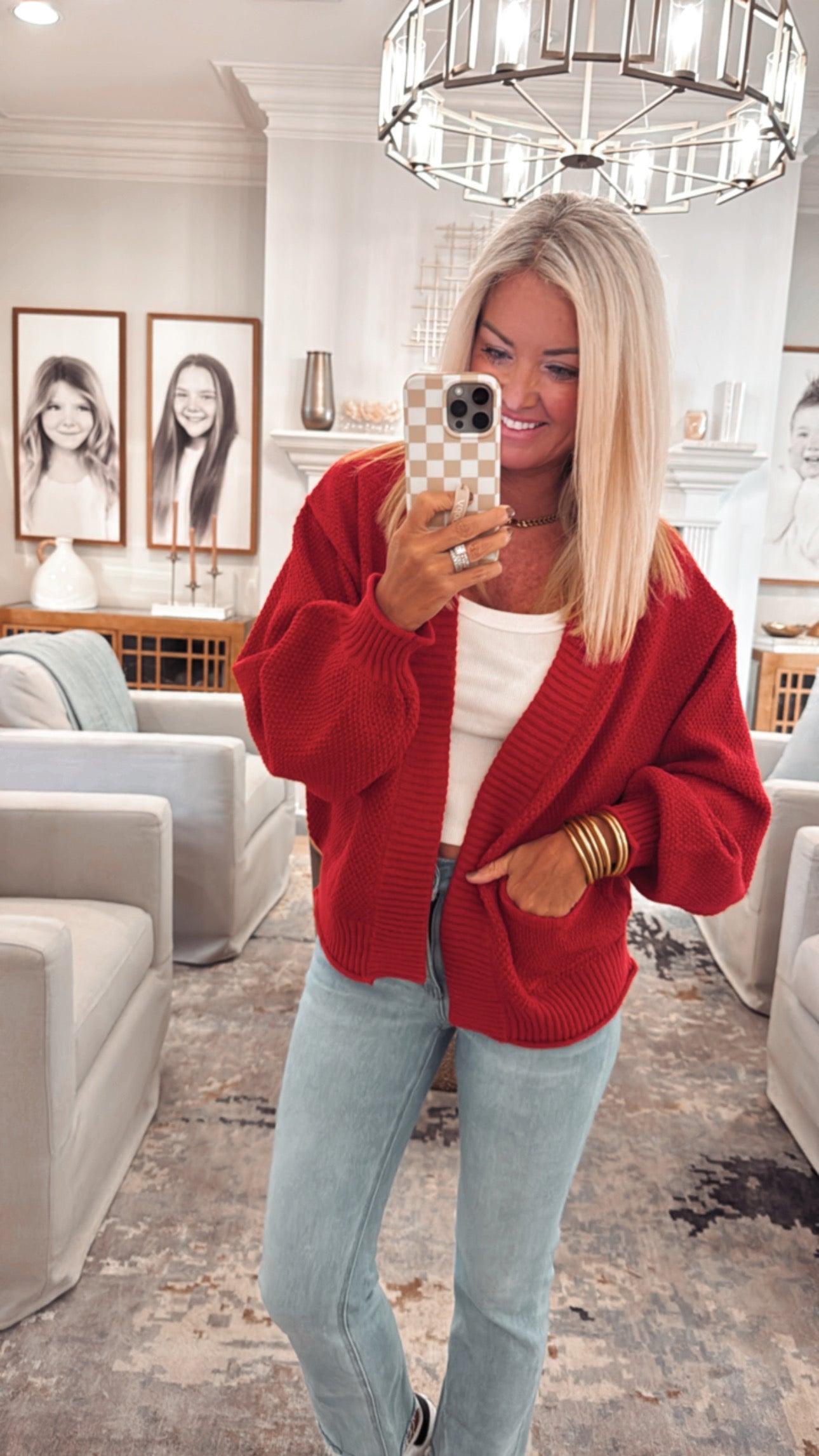 Textured Knit Cardigan