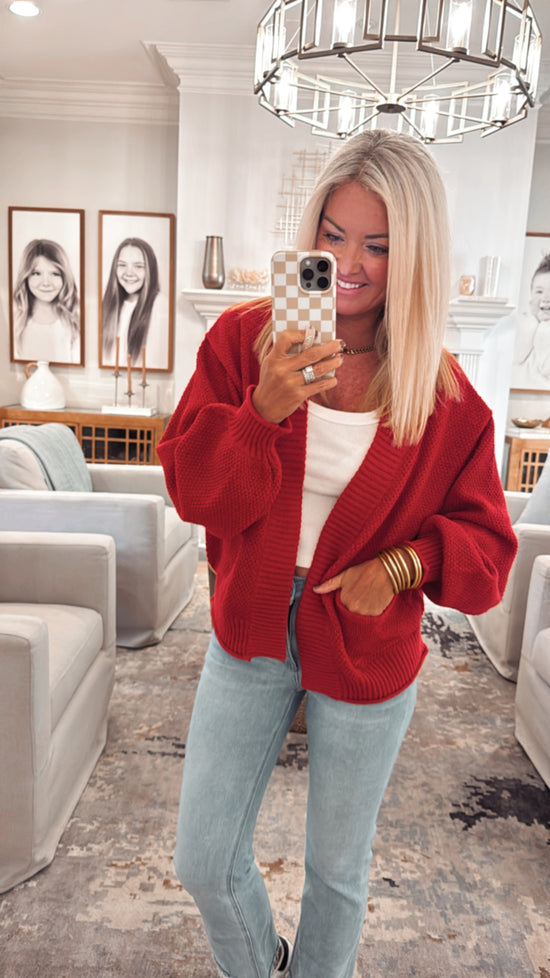 Textured Knit Cardigan