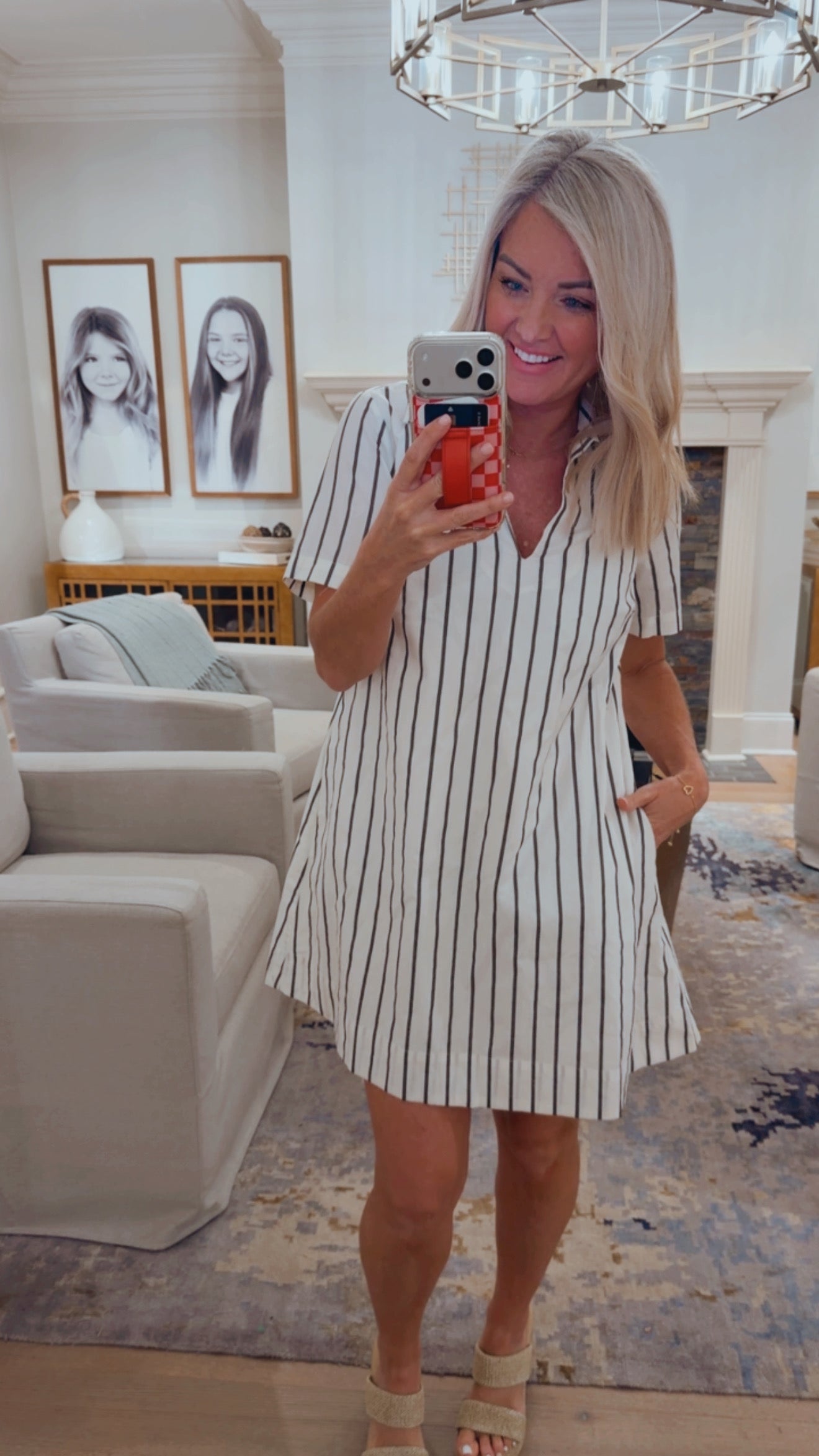 Kamara Striped Dress