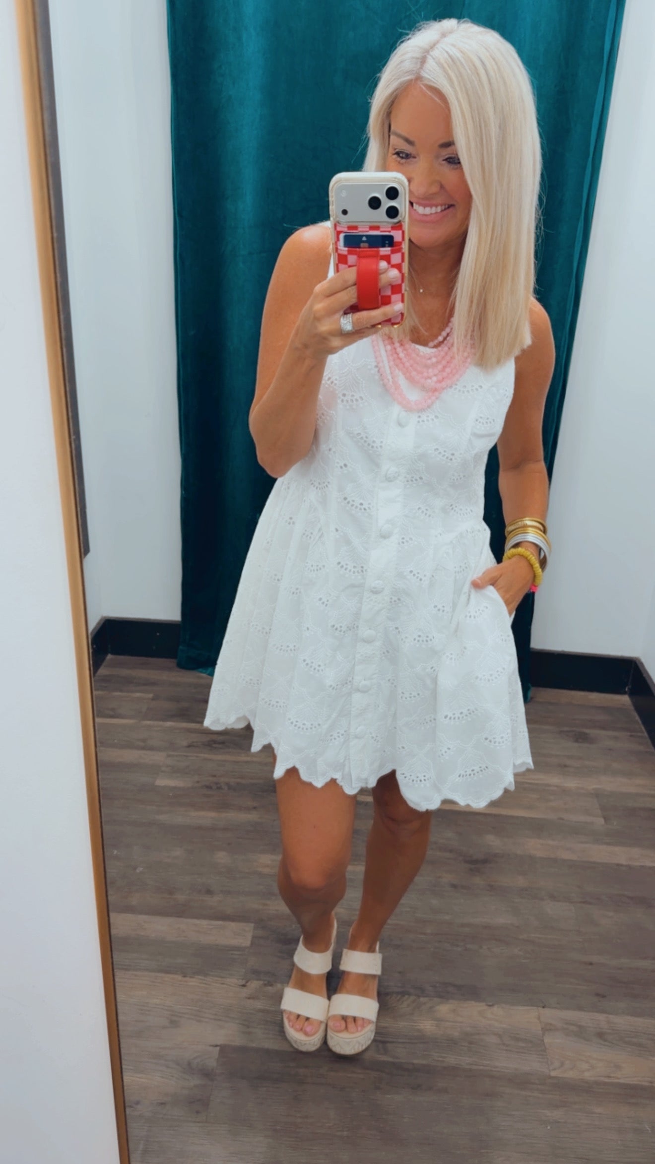 Summer Scallop Dress