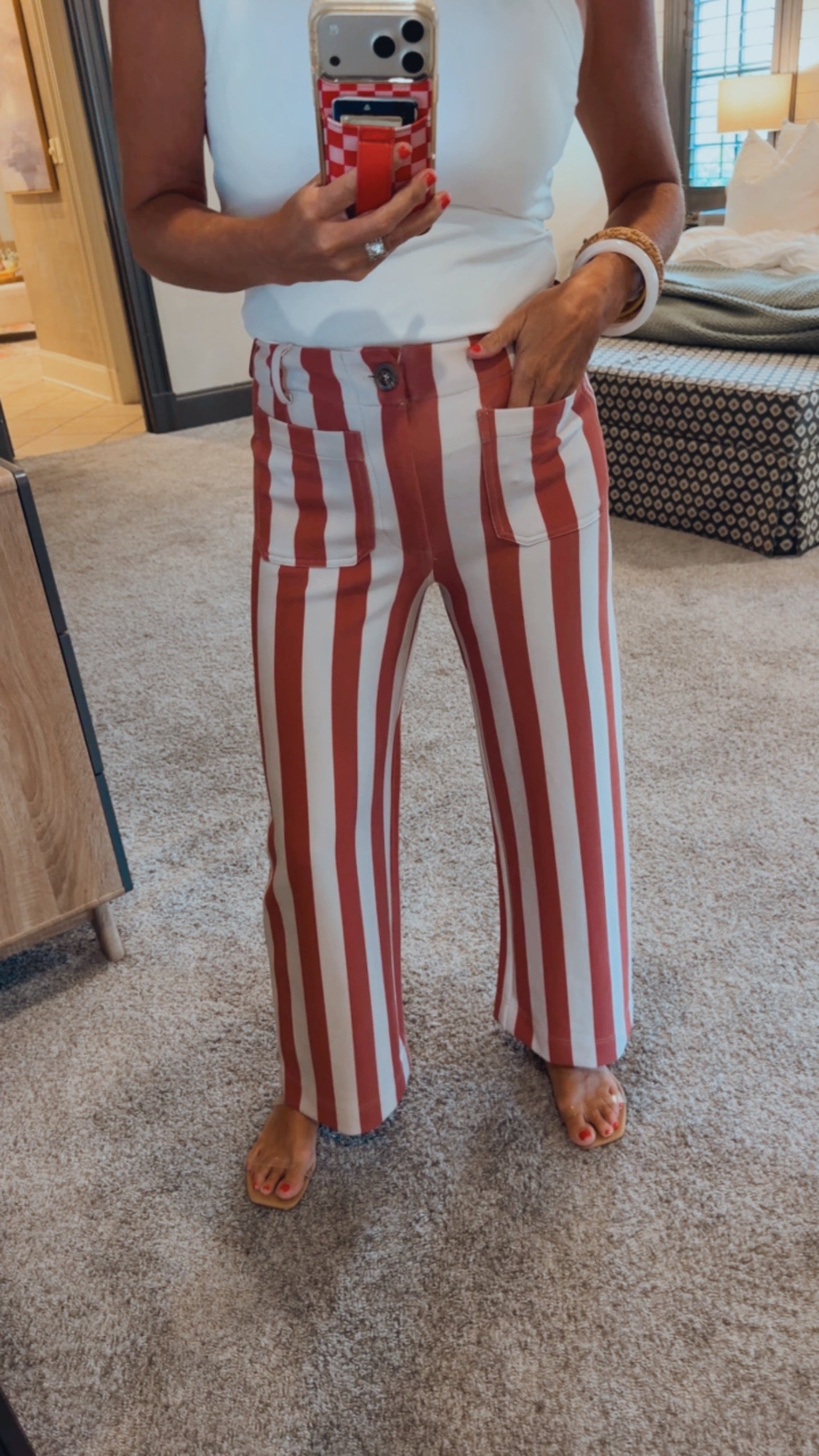 Classy Cozy Stripe Pant