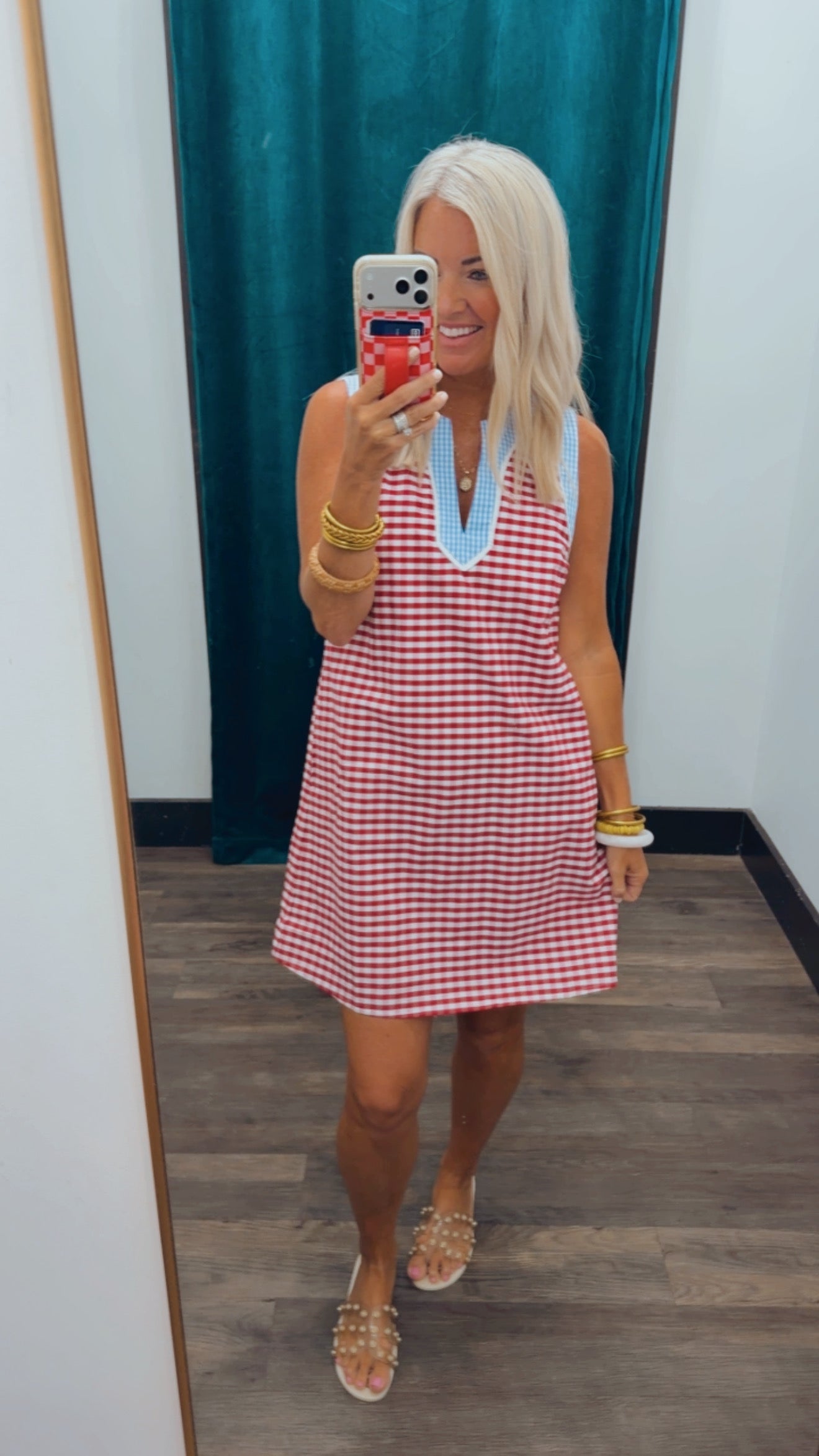Gingham Mini Dress