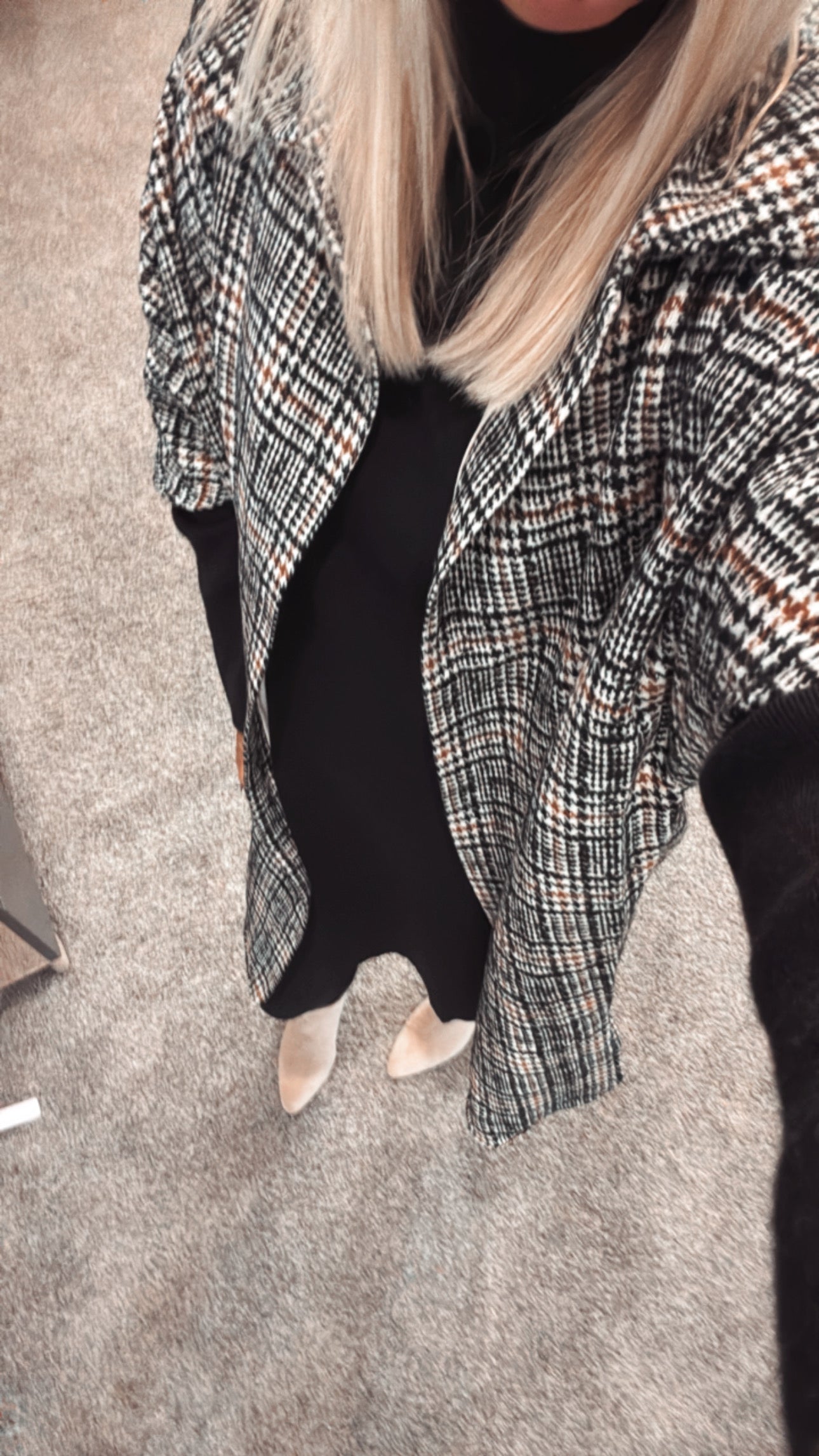 Timeless Plaid Long Coat