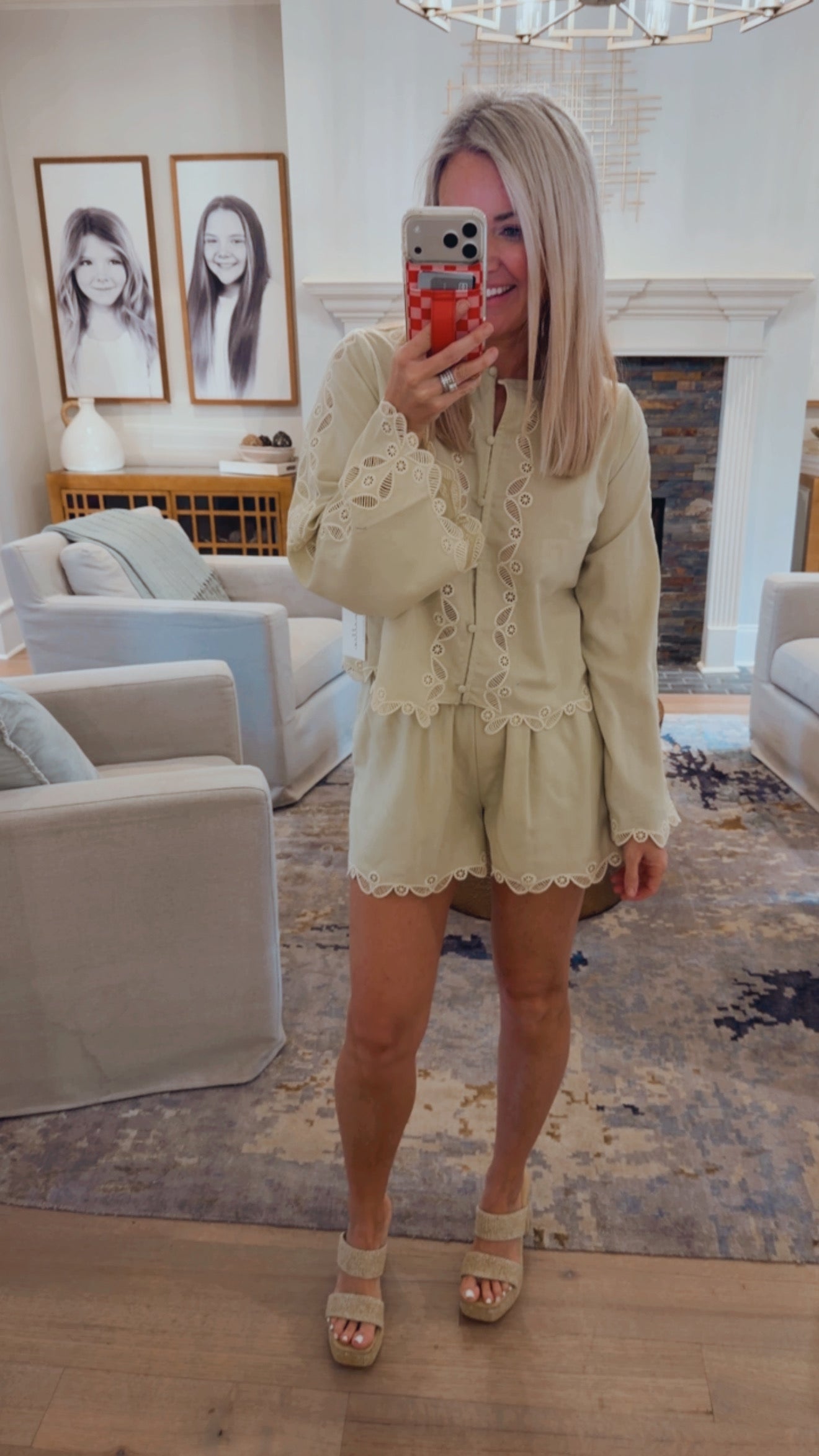 Perfection Lace Short Set