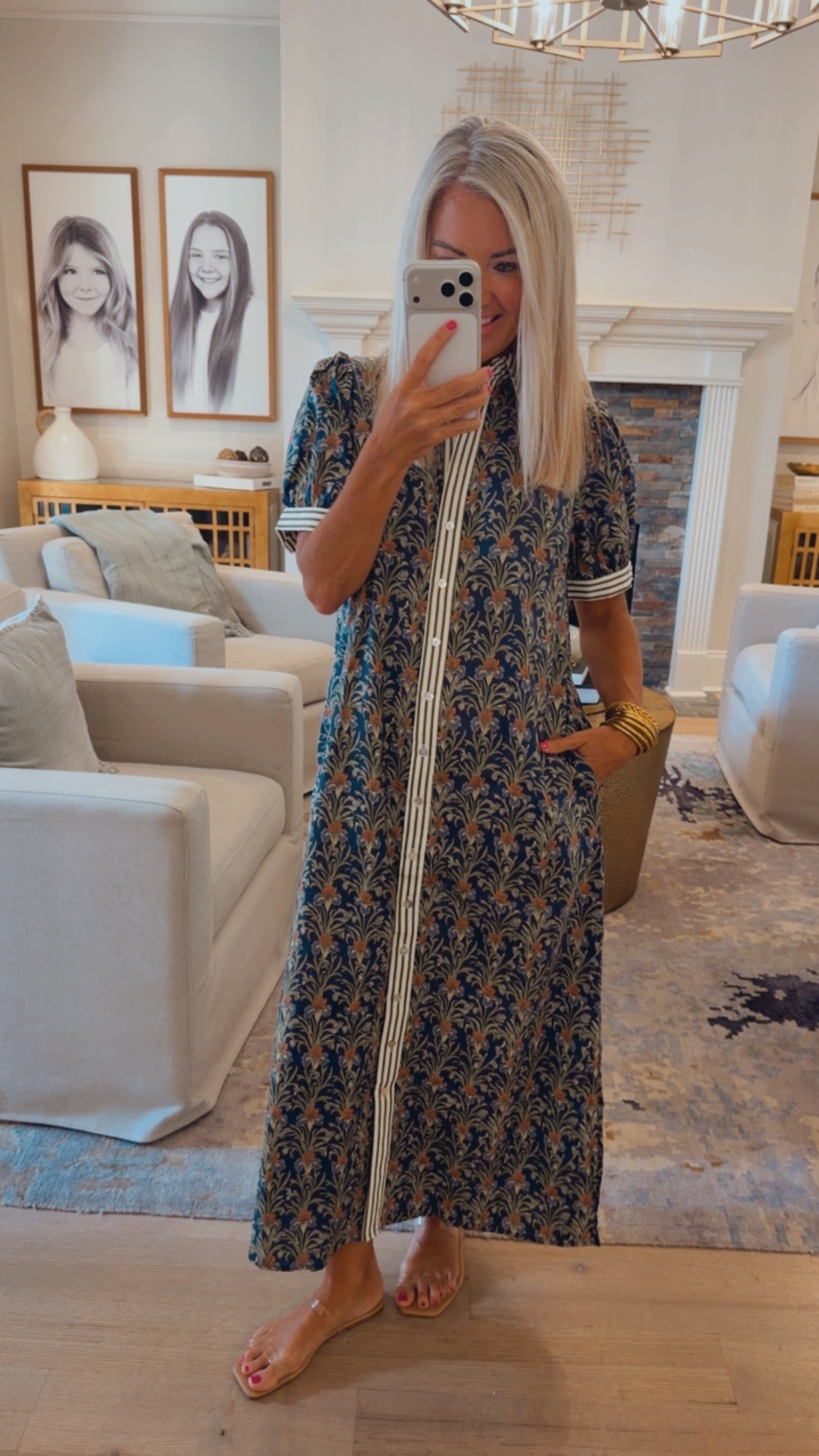 Willow Garden Midi Dress