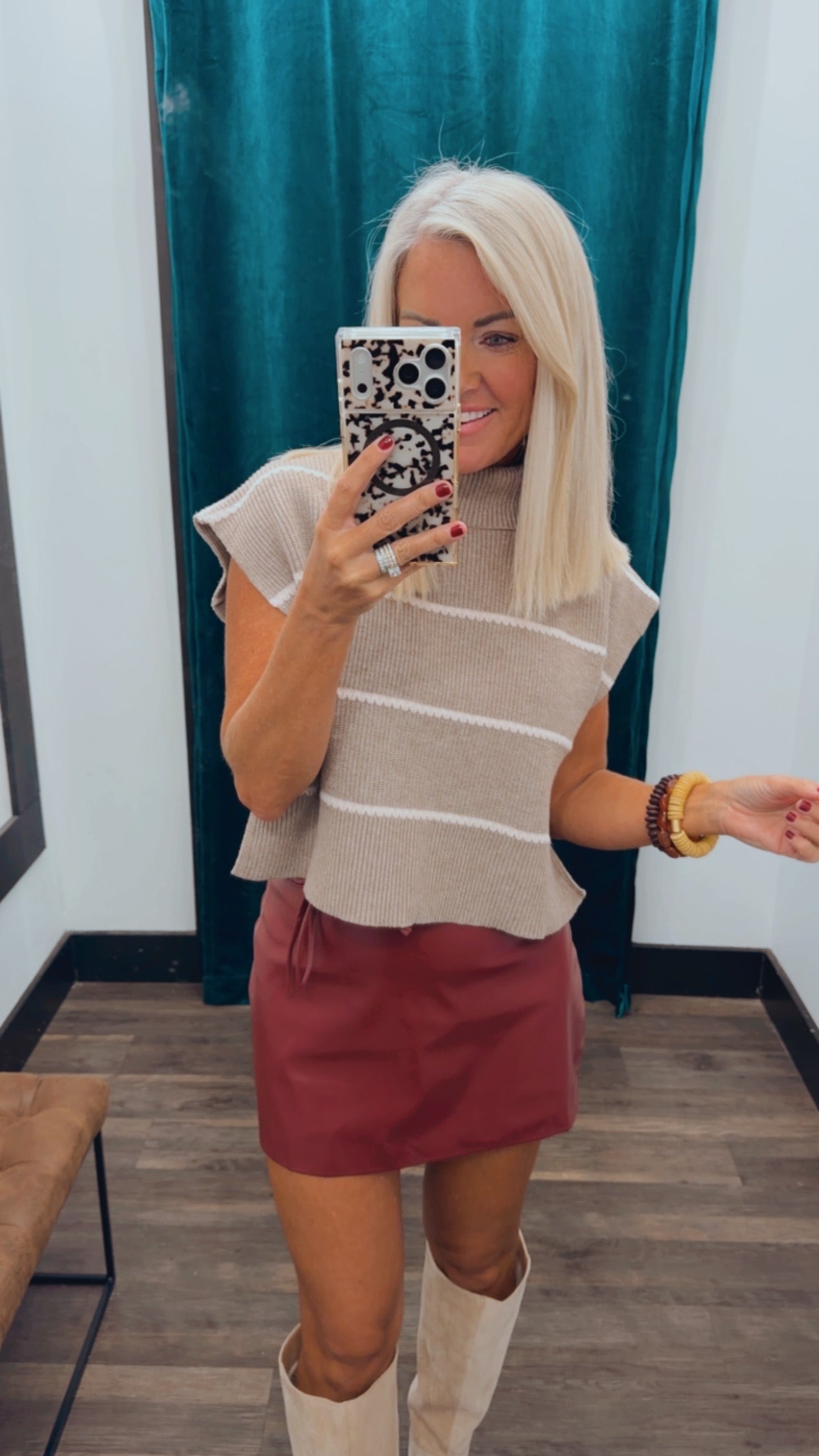 Tie Detail Skort