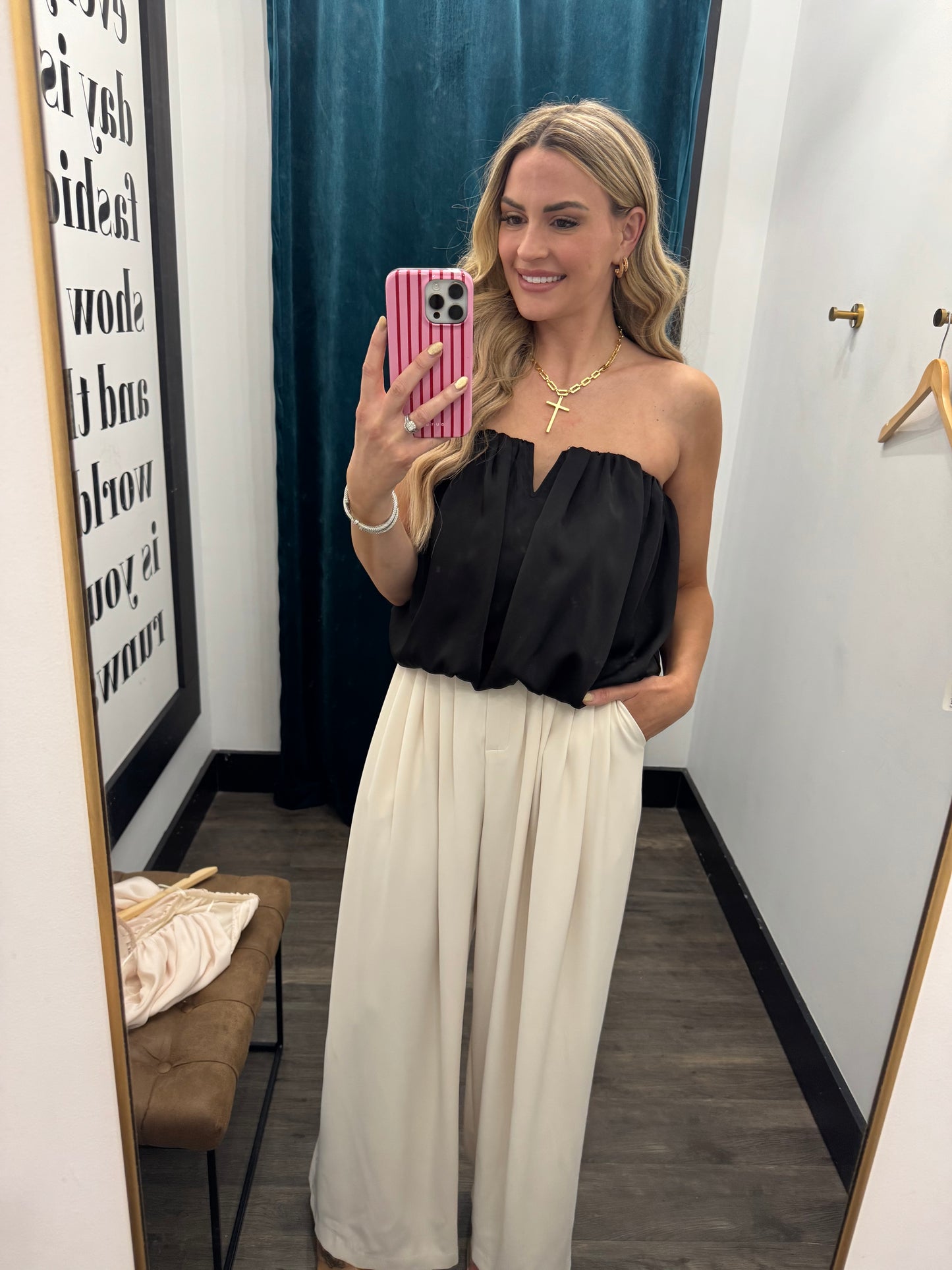 Bubble Hem Top