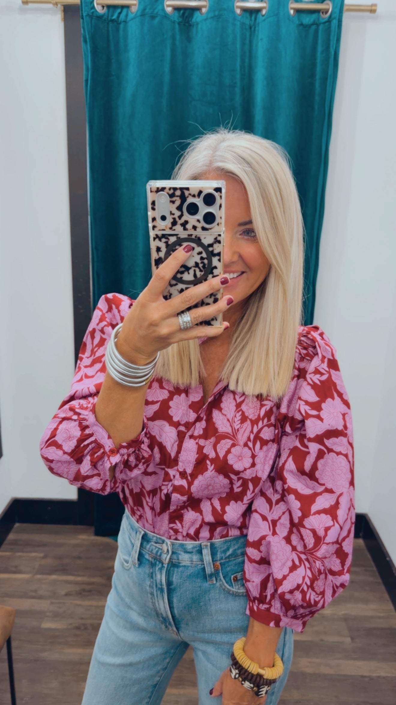 Yunice Button Up Top