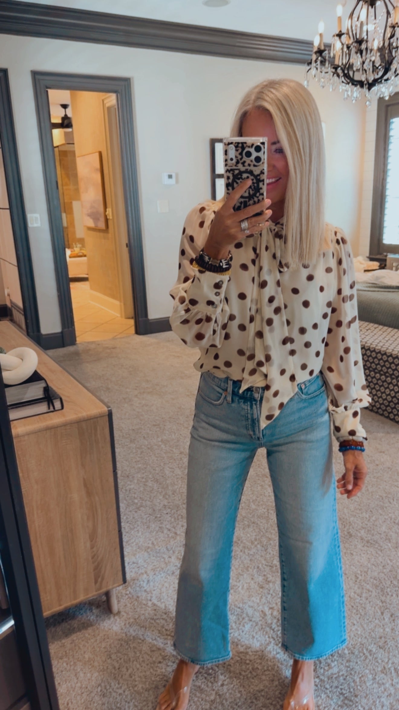 Polly Polka Dot Blouse