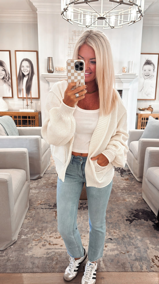 Textured Knit Cardigan