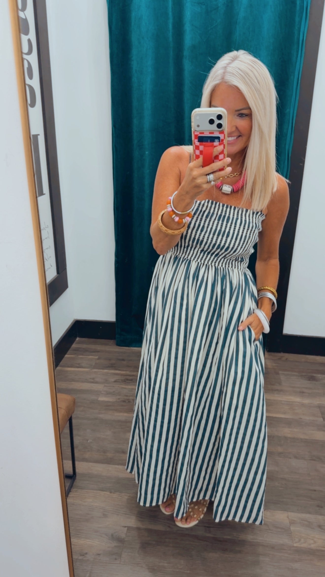 Seaside Smocked Midi