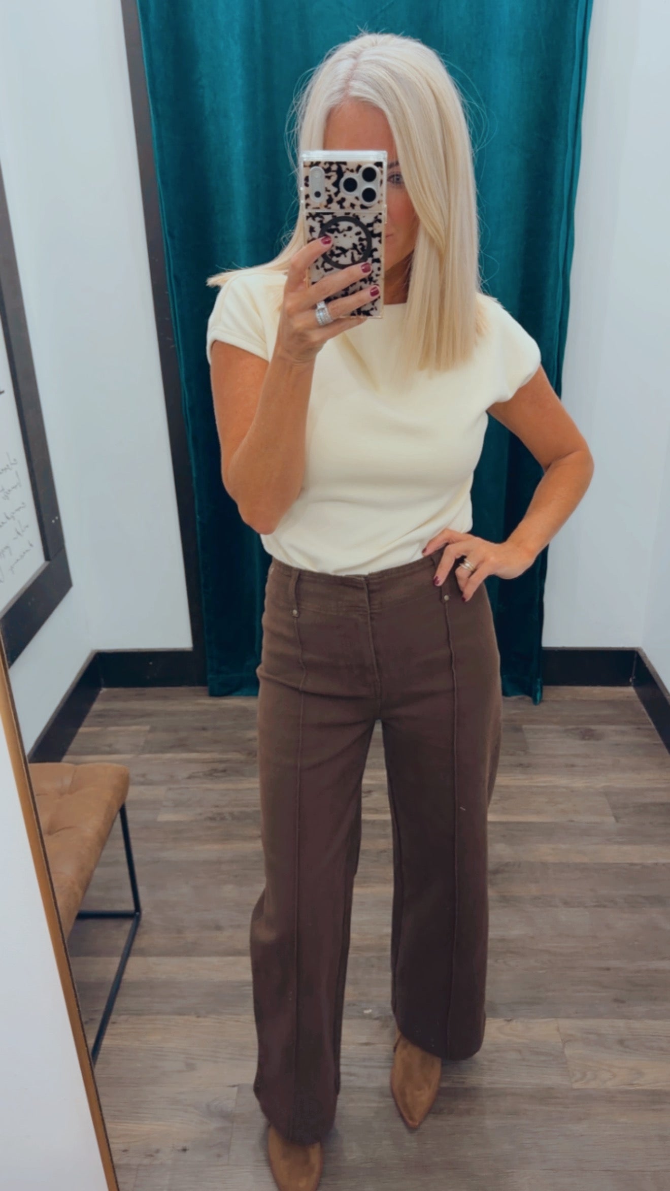 Front Seam Detail Pant