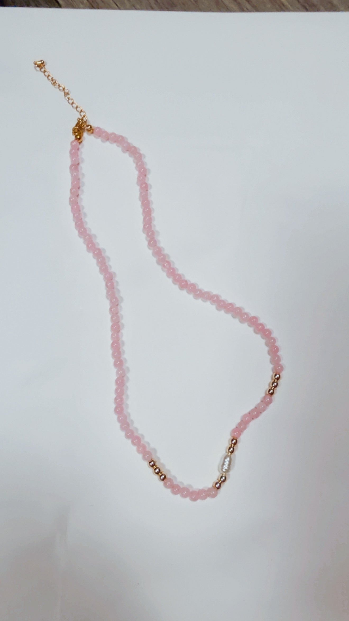 Agate & Crystal Beaded Necklace