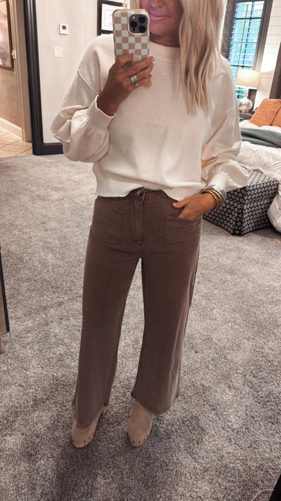 High Waist Ankle Pant