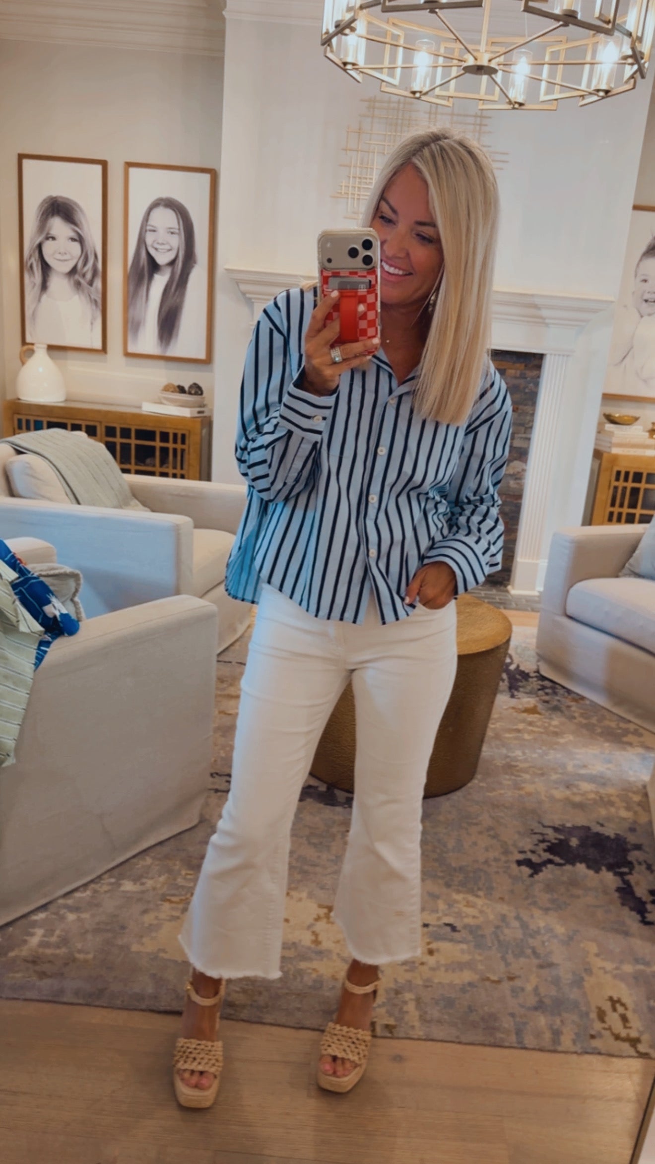 Pin Striped Top