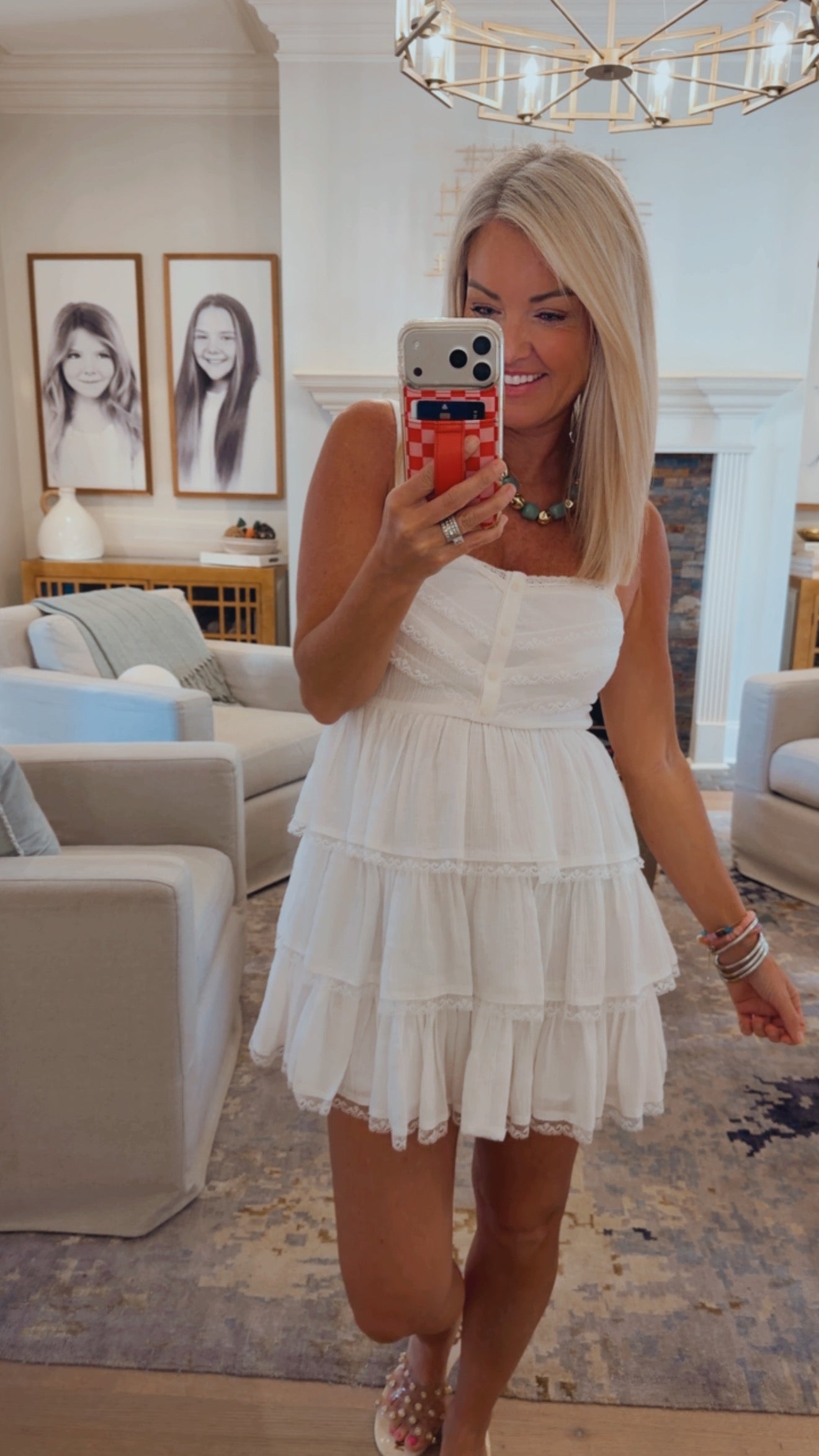 Flirty Lace Mini Dress