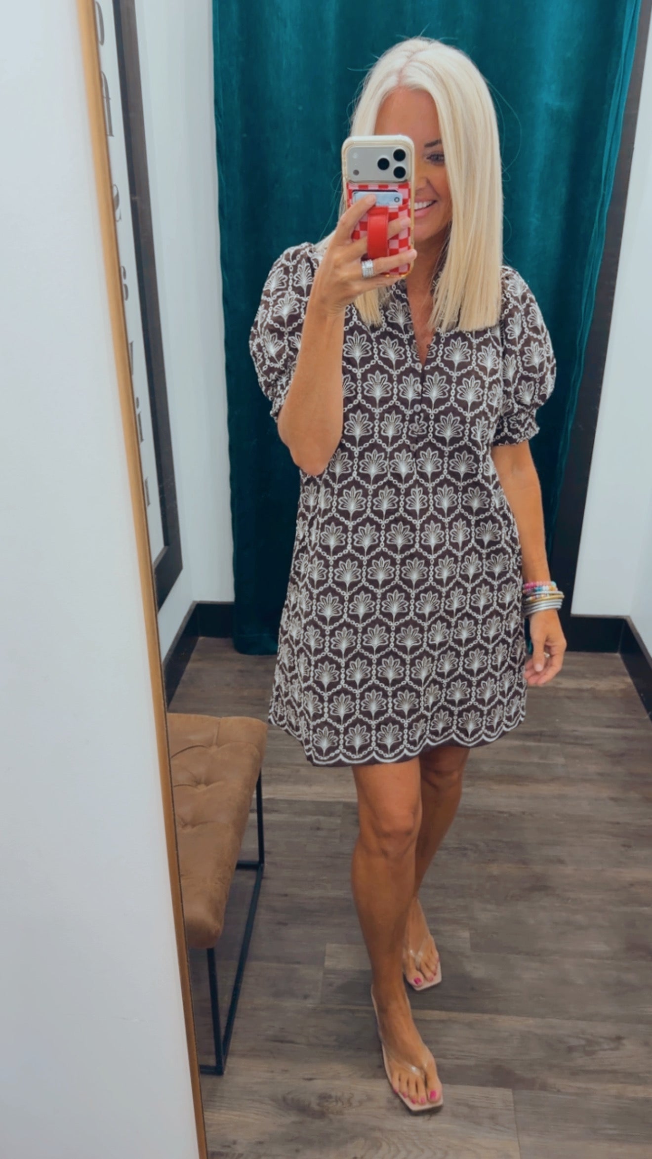 Sweet Escape Embroidered Mini Dress