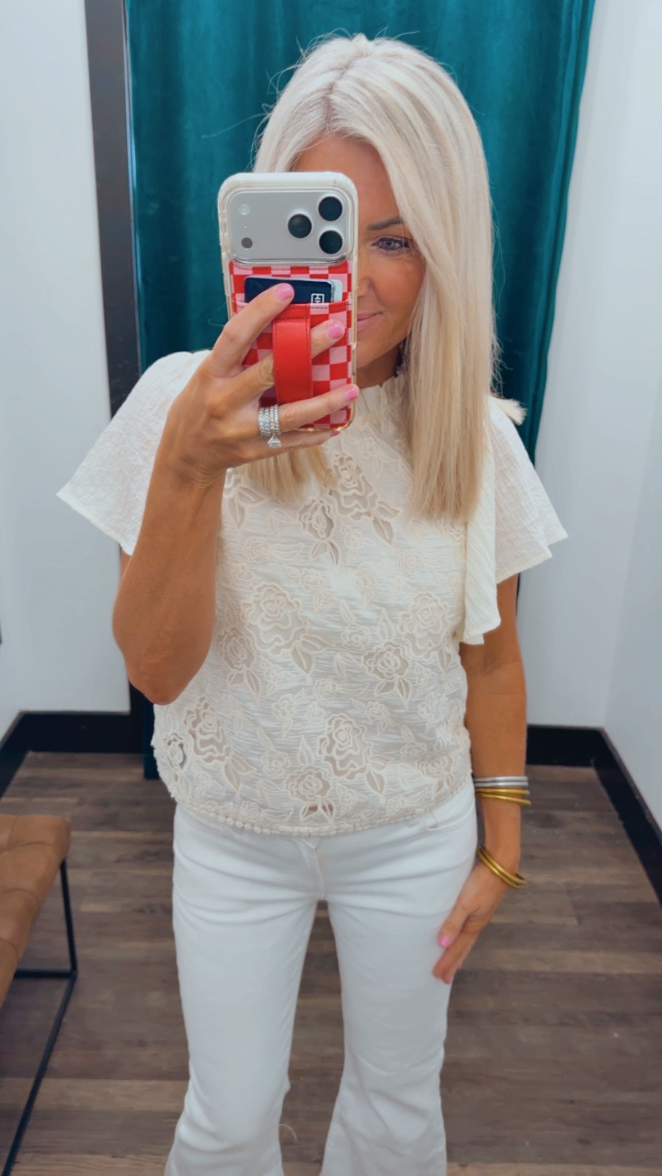 Greta Embroidered Top