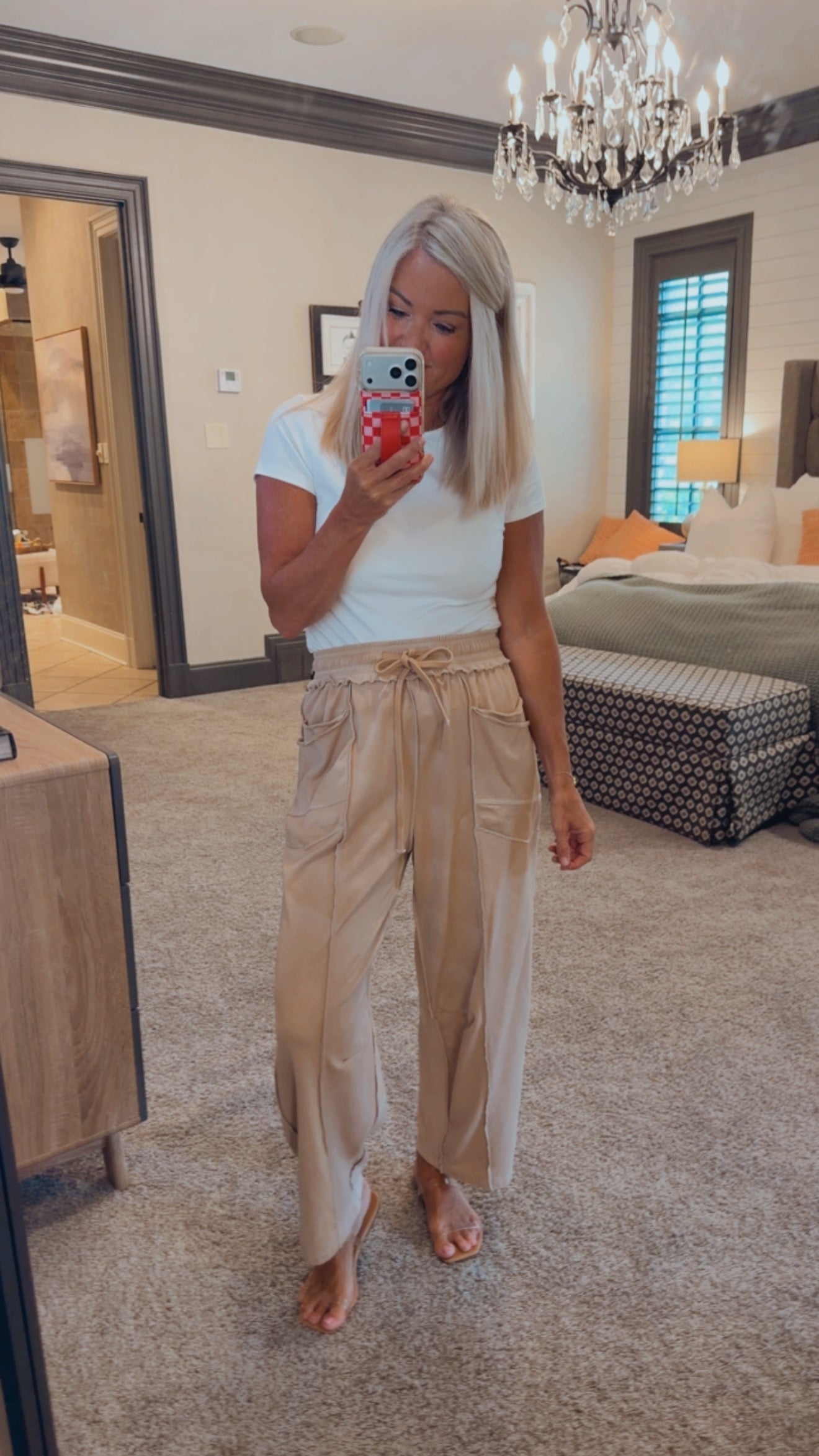 Mineral Wash Barrel Pant