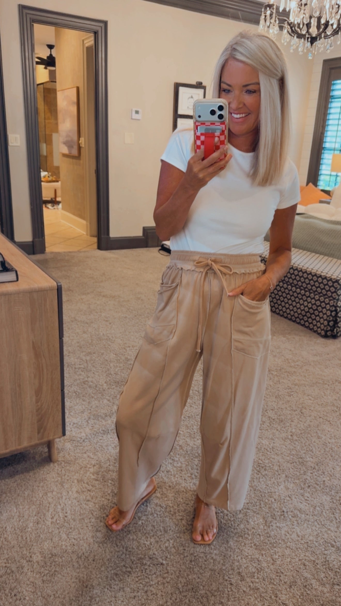 Mineral Wash Barrel Pant