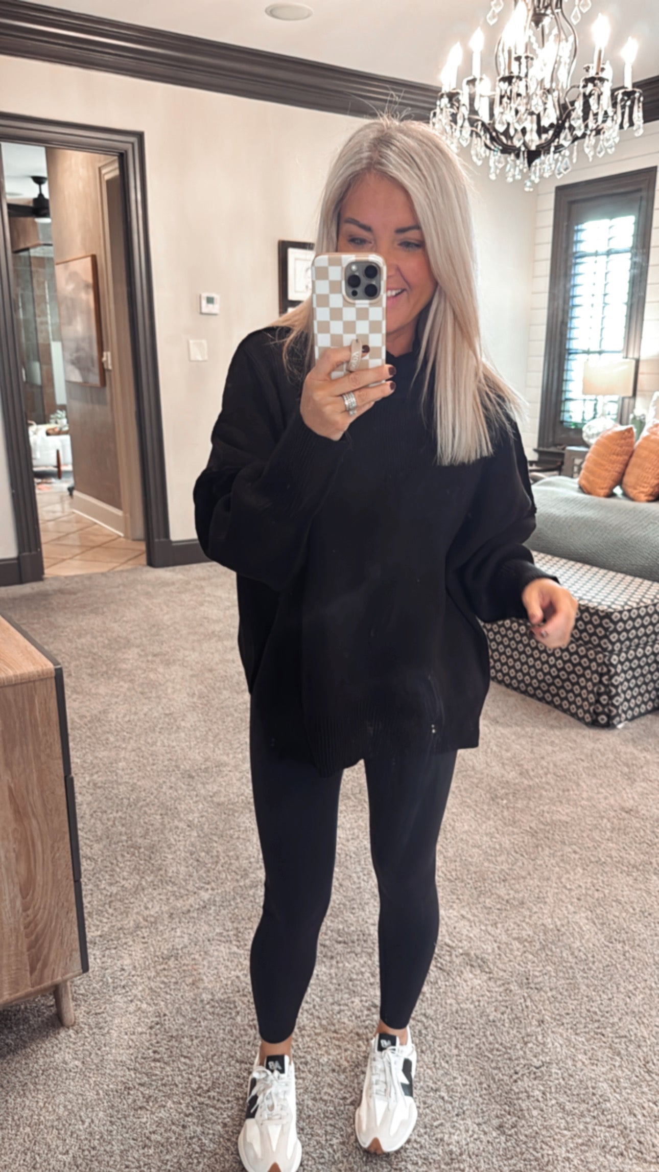 Side Slit Oversized Sweater