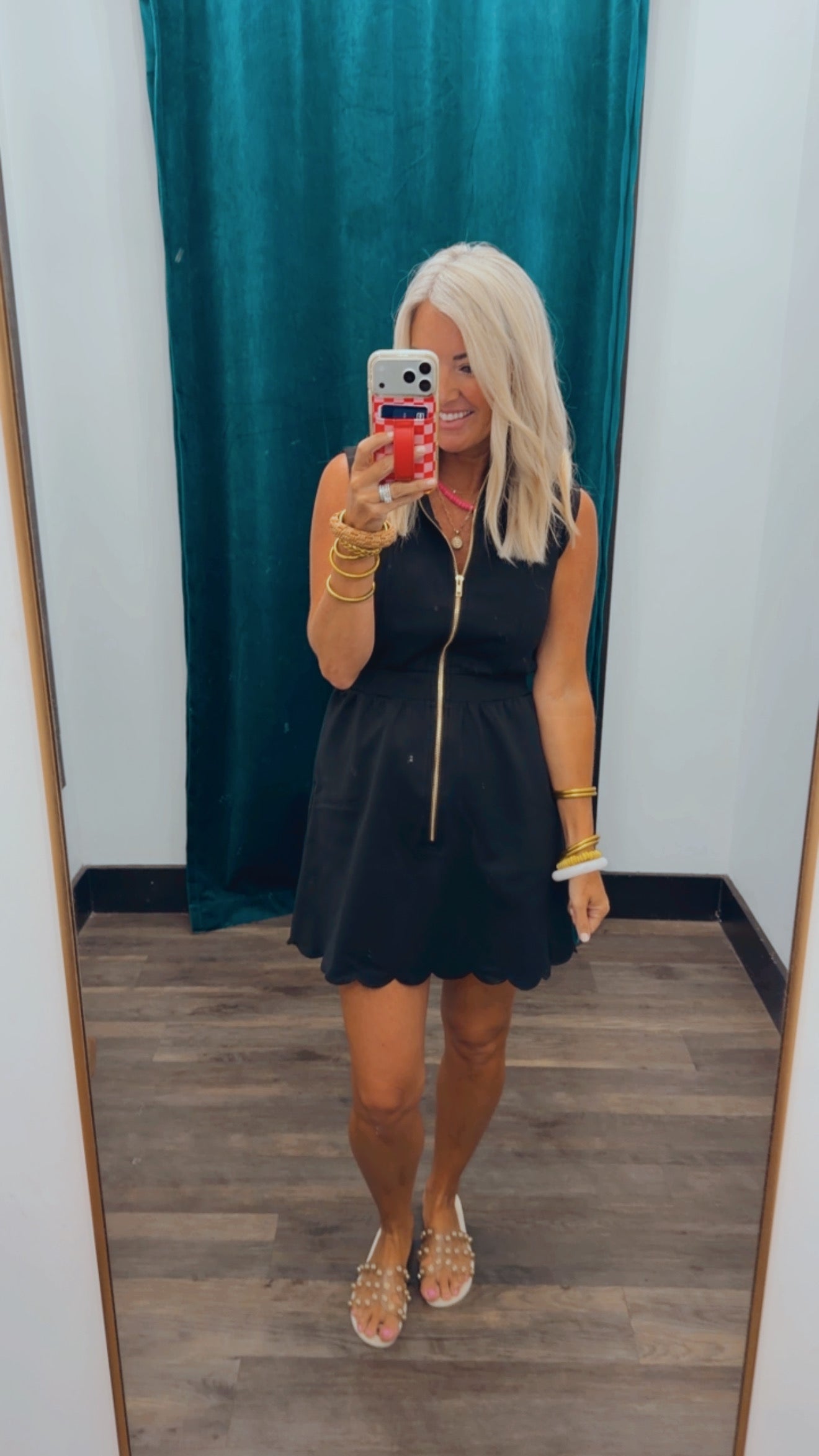 Scallop Collar Dress