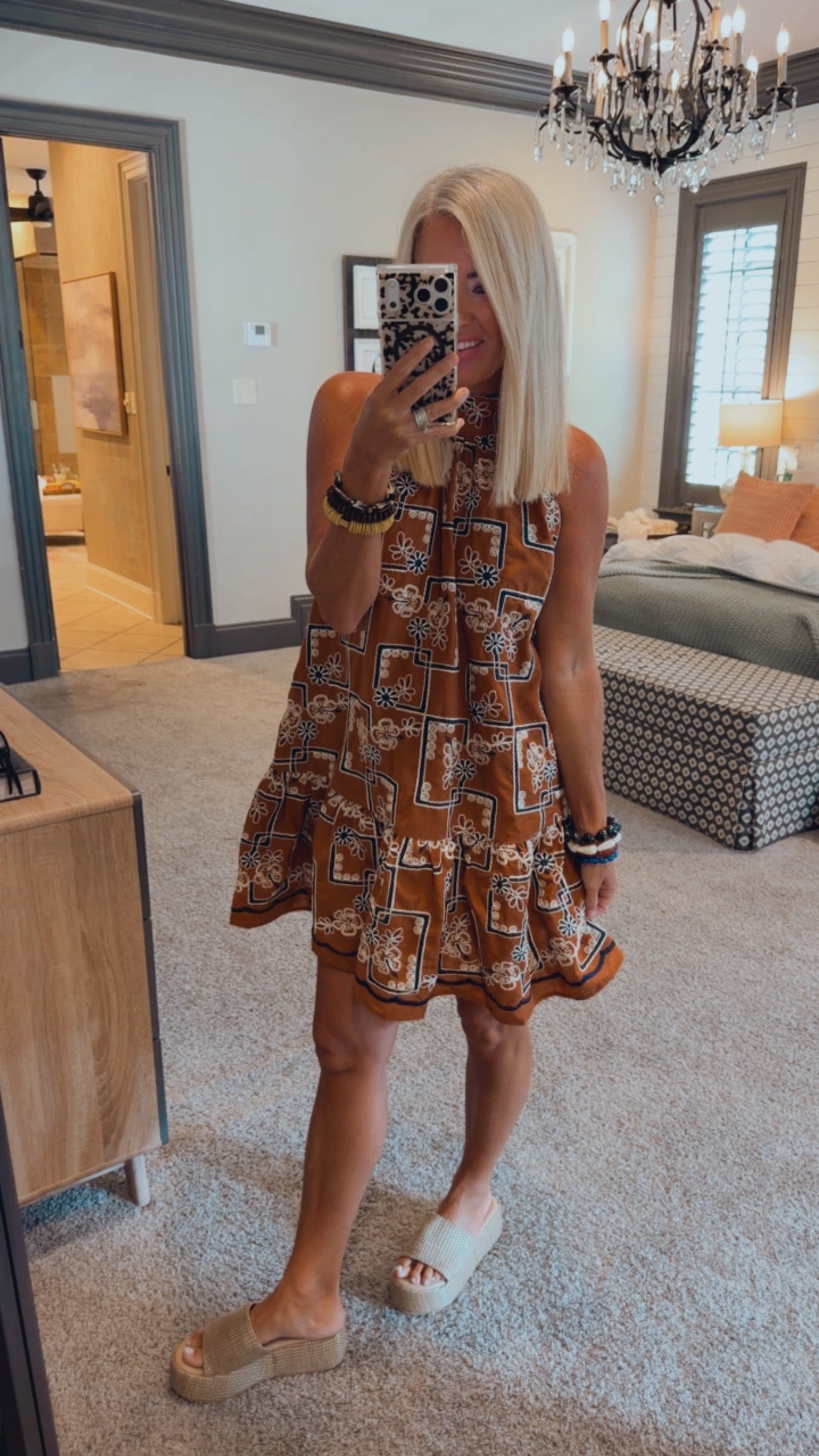 Gemma Embroidered Dress