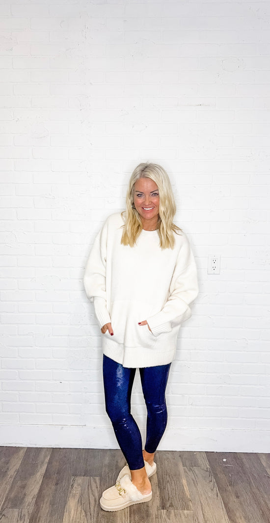 Round Neck Pullover Sweater