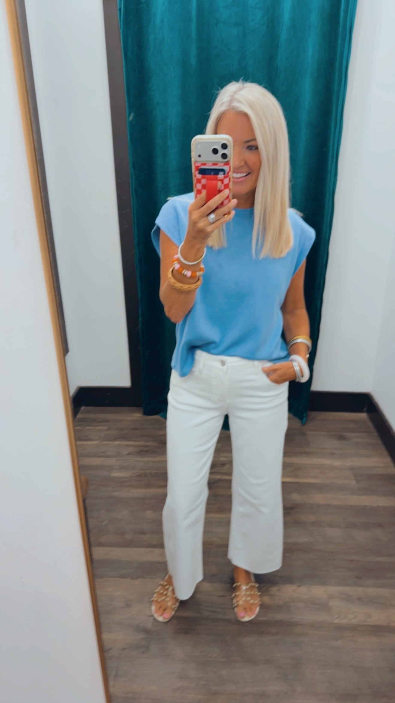 Vervet High Rise Crop Wide Leg