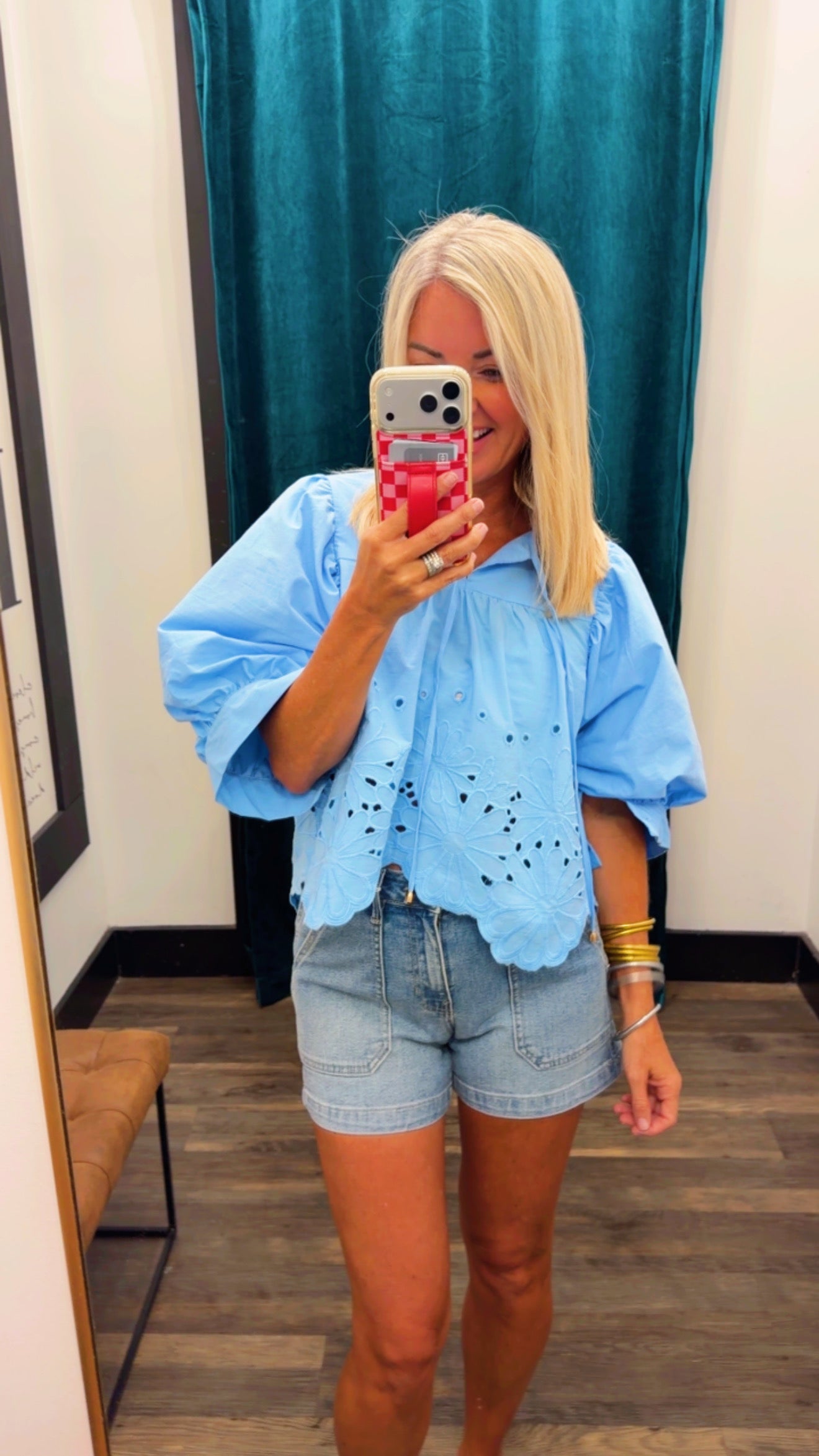 Floral Eyelet Lace Top