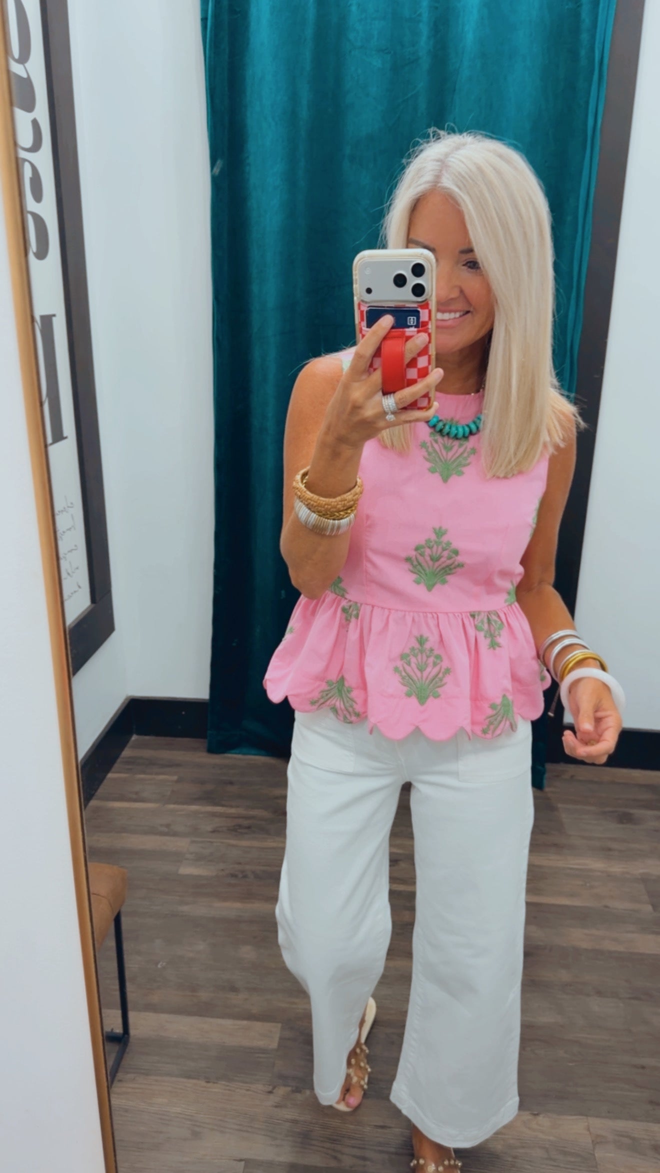 Scalloped Paradise Top