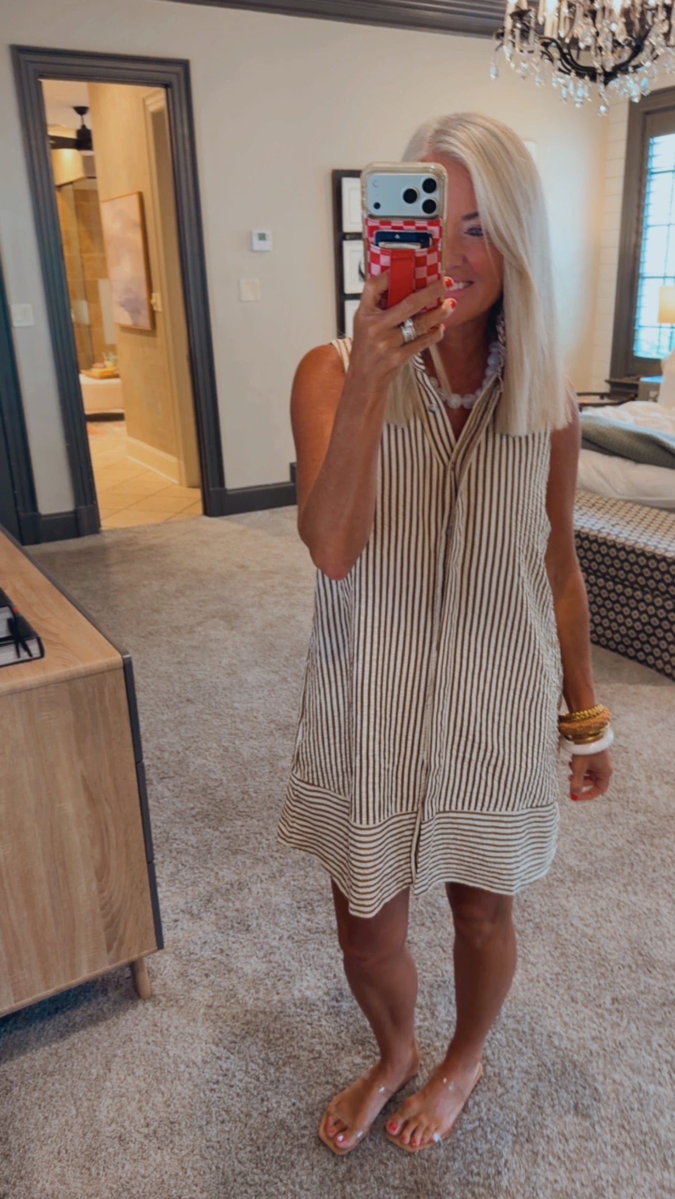 Collared Sleeveless Mini