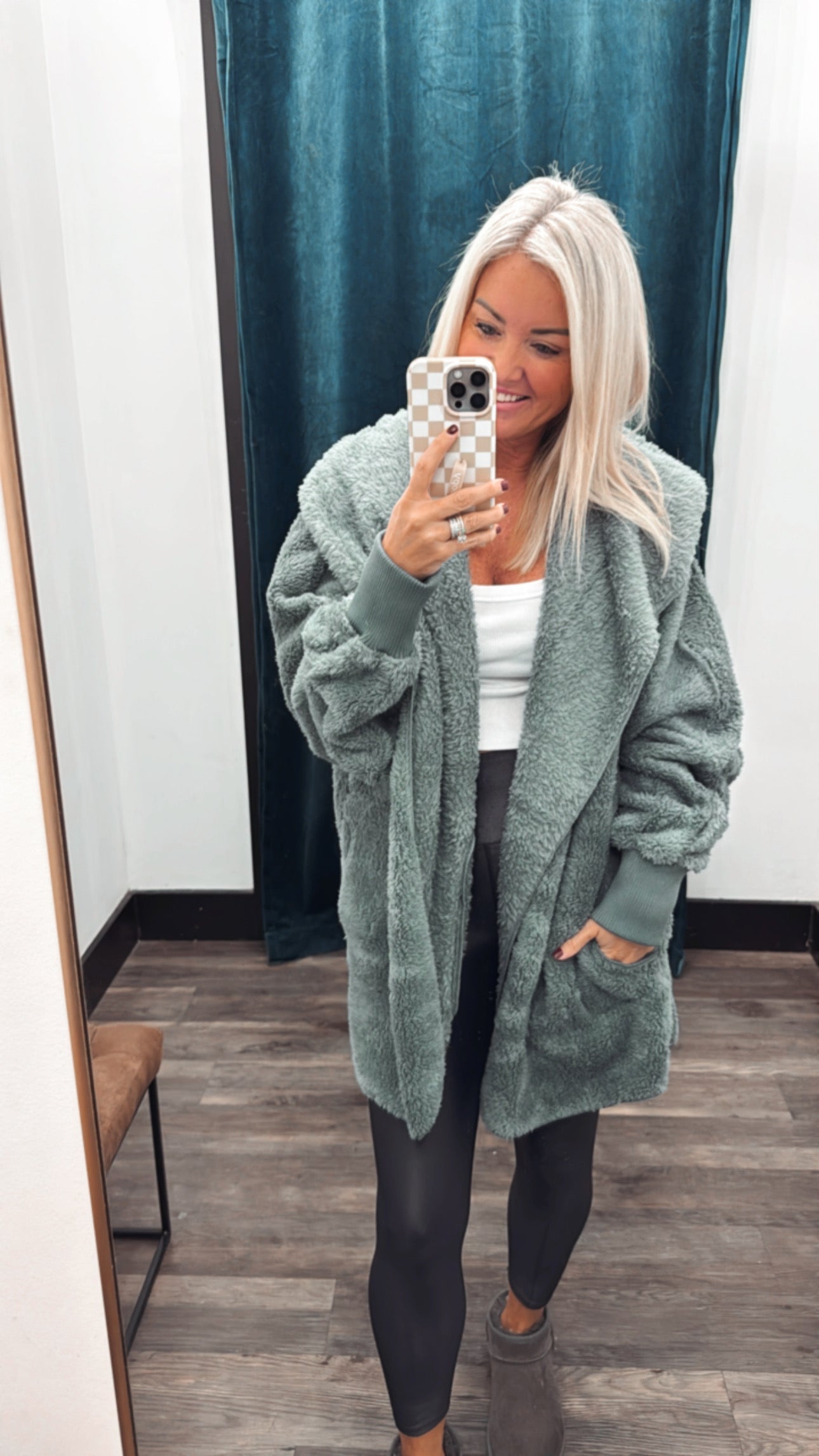 Faux Fur Plush Jacket
