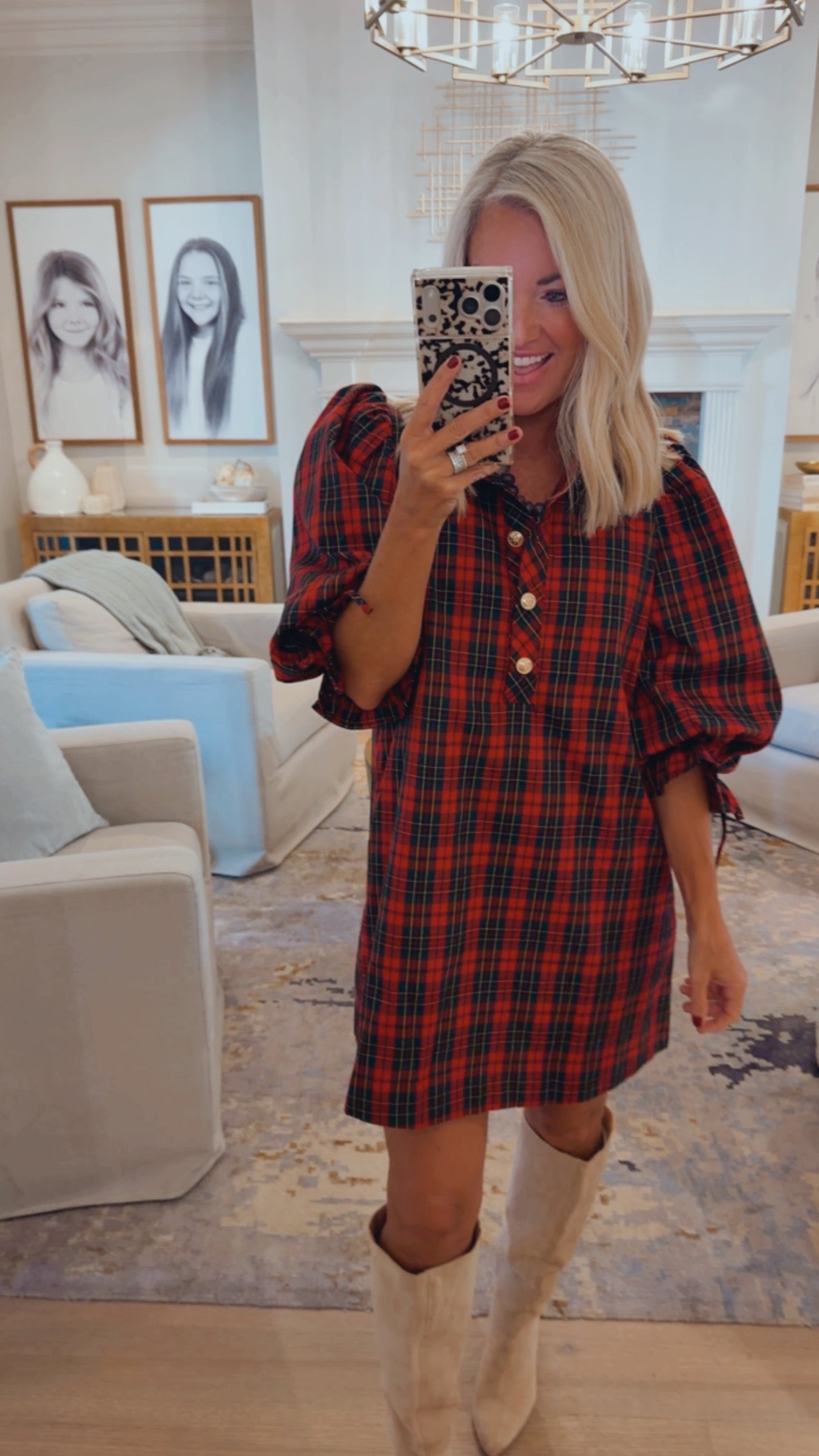 Perfect Plaid Mini Dress