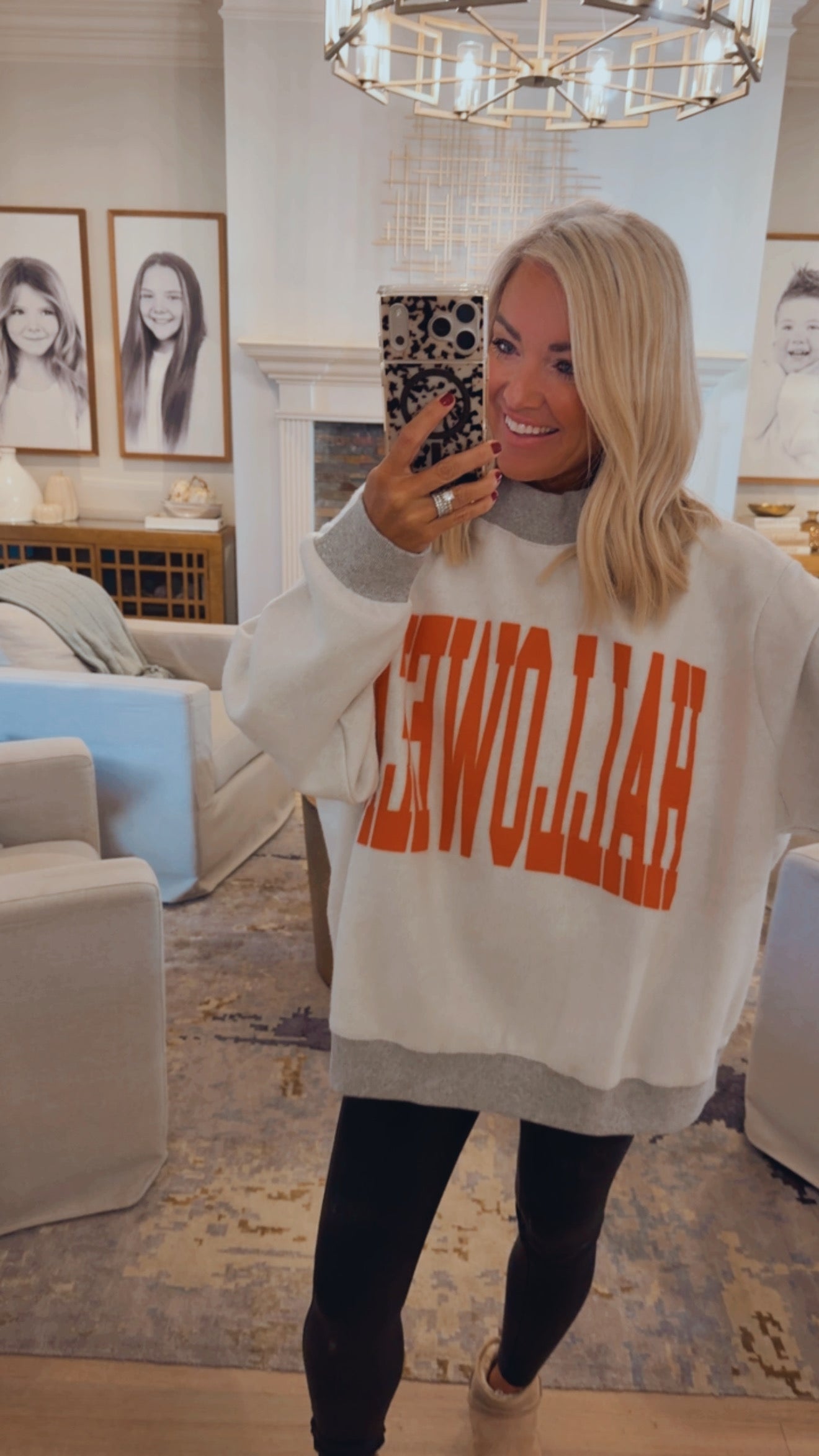 Reversible Halloween Sweatshirt
