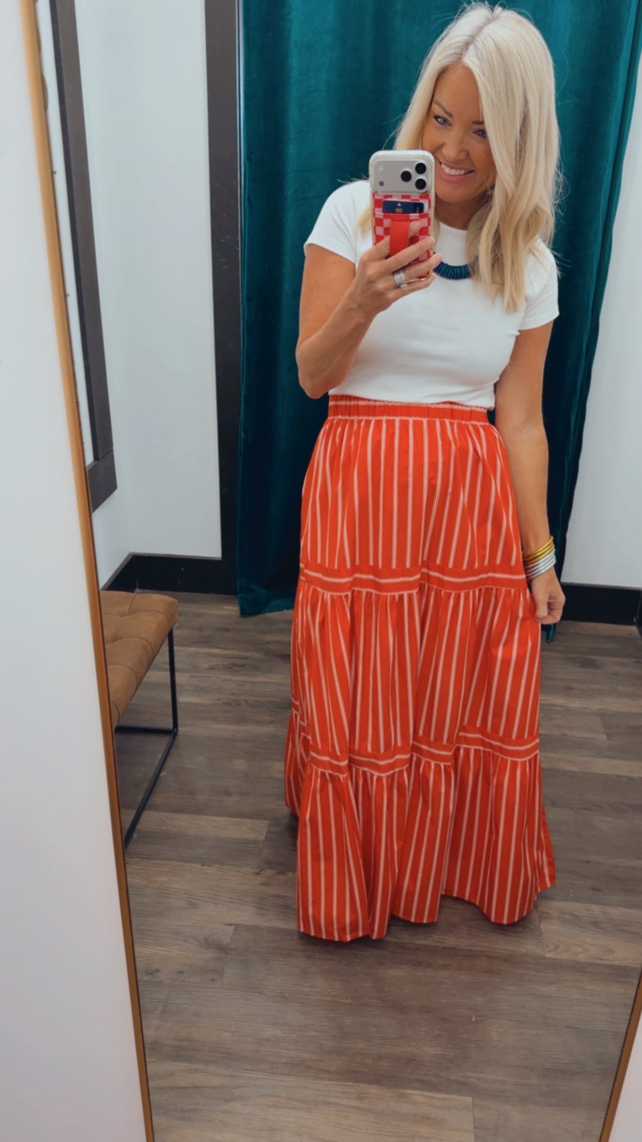 All Stripes Maxi Skirt