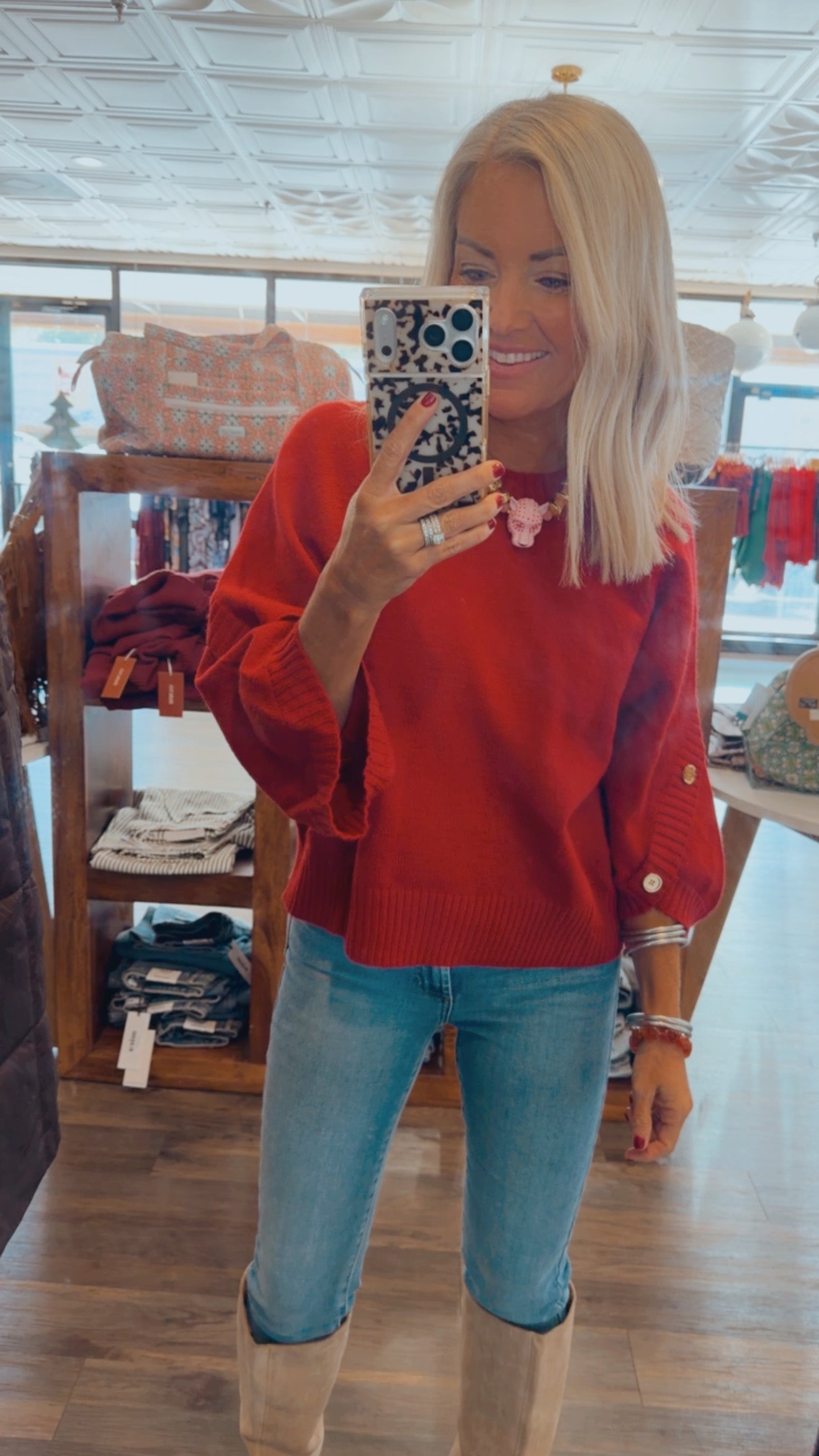 Signature Sleeve Knit