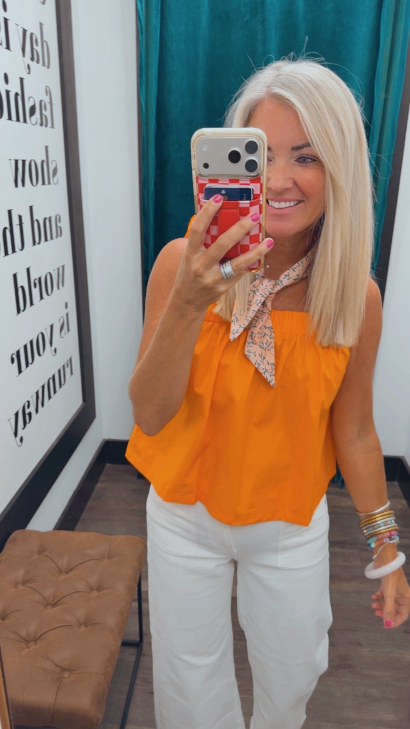 Sunkist Bubble Top