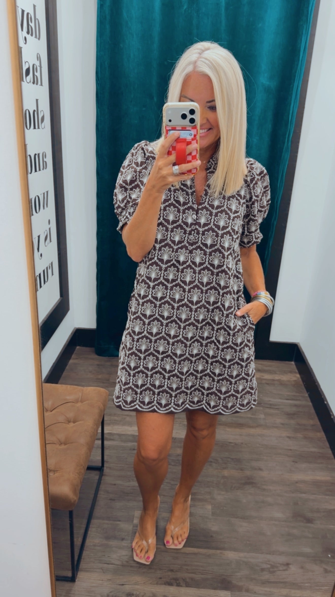 Sweet Escape Embroidered Mini Dress