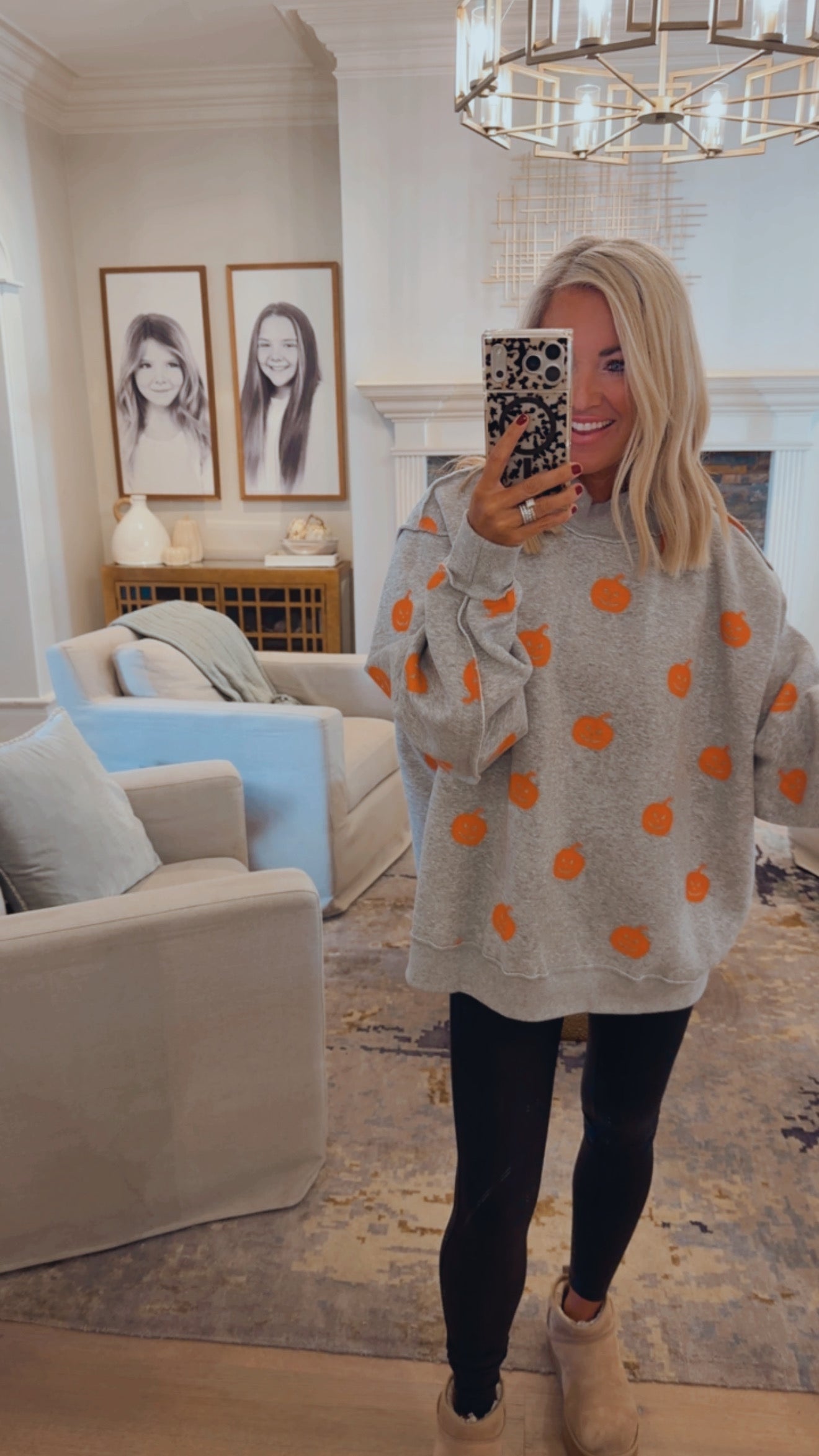 Reversible Halloween Sweatshirt