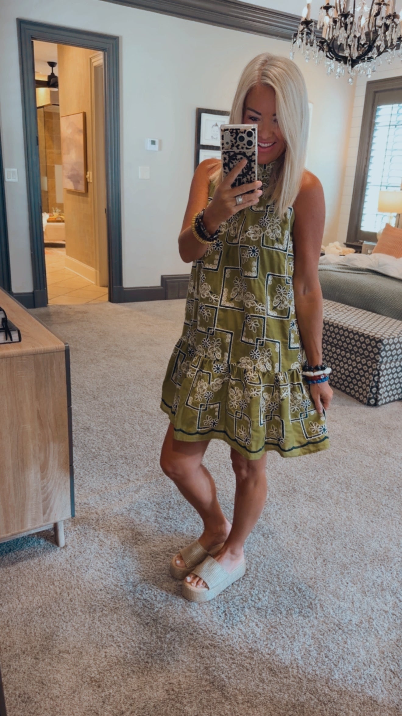 Gemma Embroidered Dress