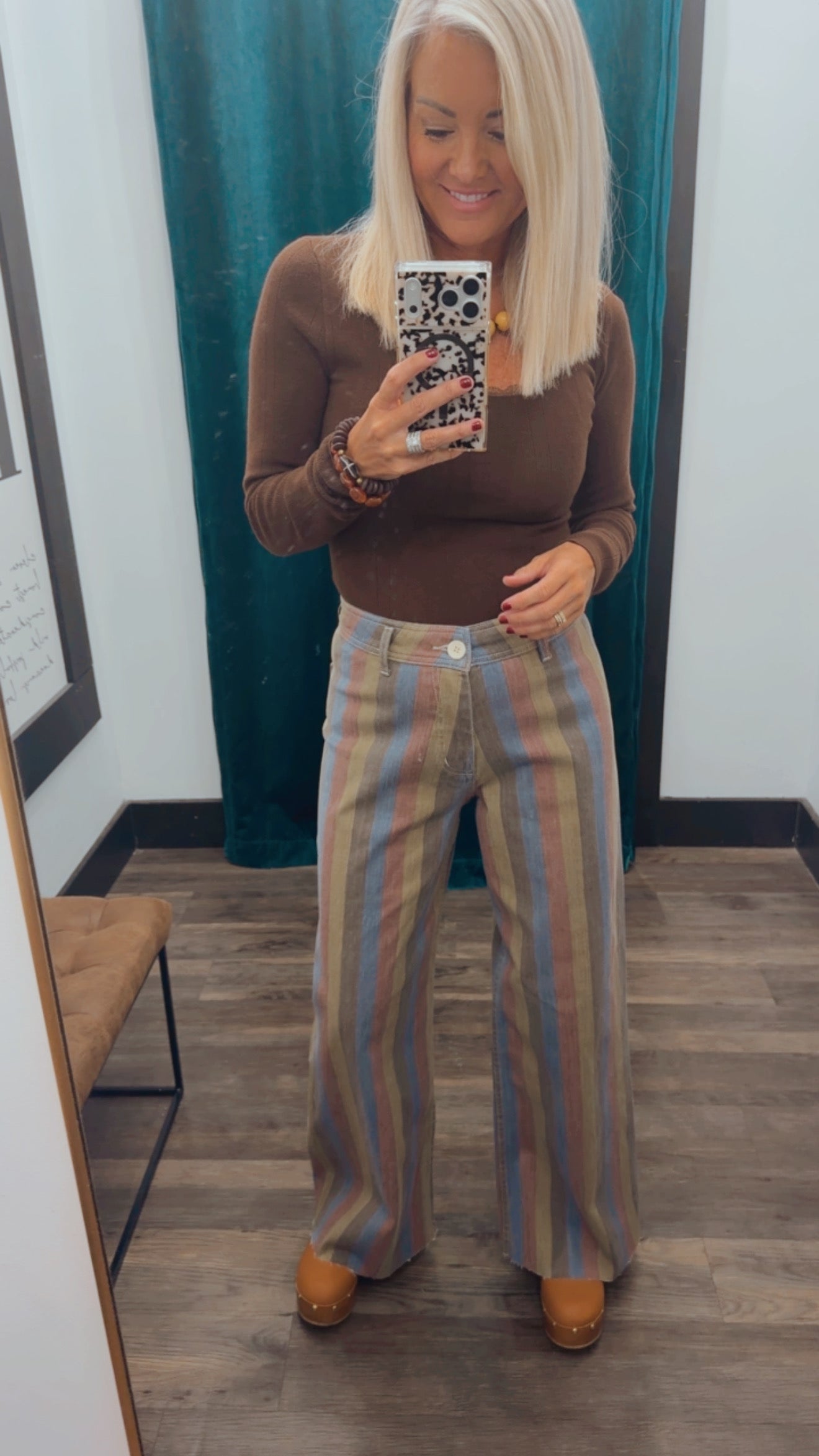 Multi Color Panel Pant