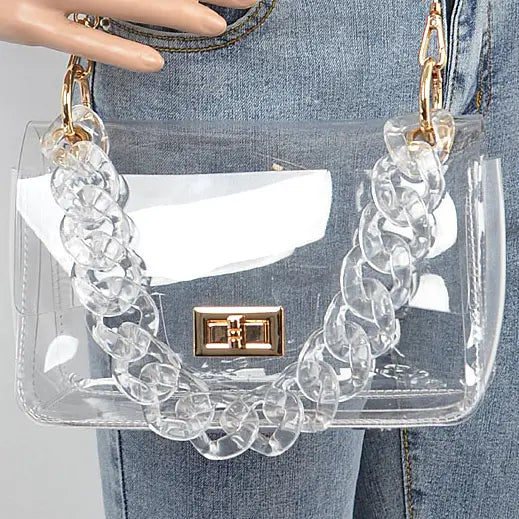Clear Chain Purse