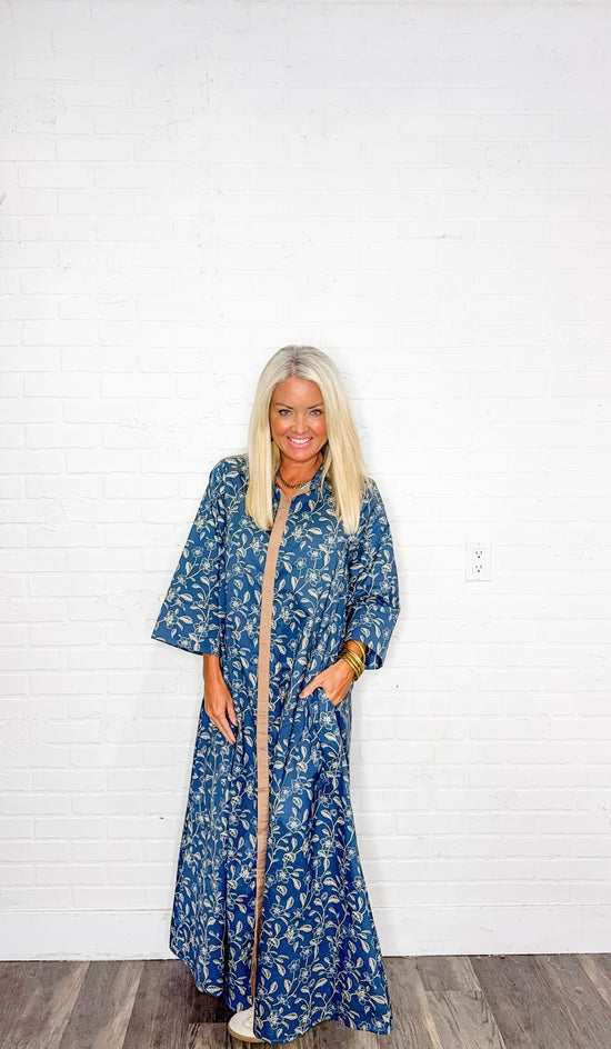 Vibrant Floral Midi Dress